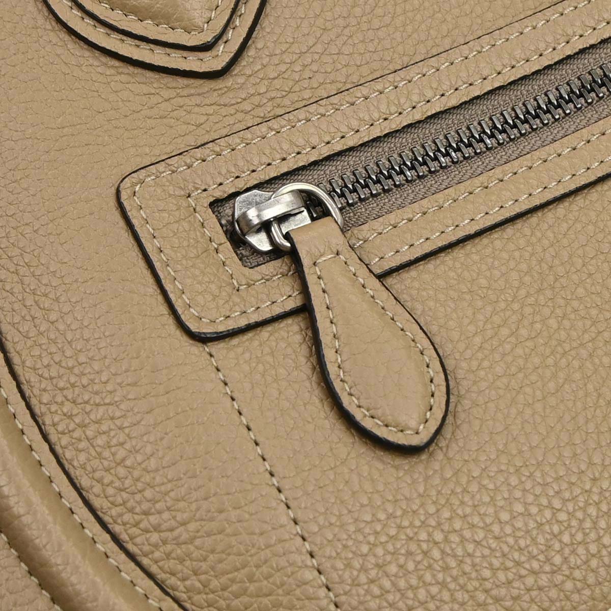 Celine Beige Luggage Micro Tote Handbag - Image 15