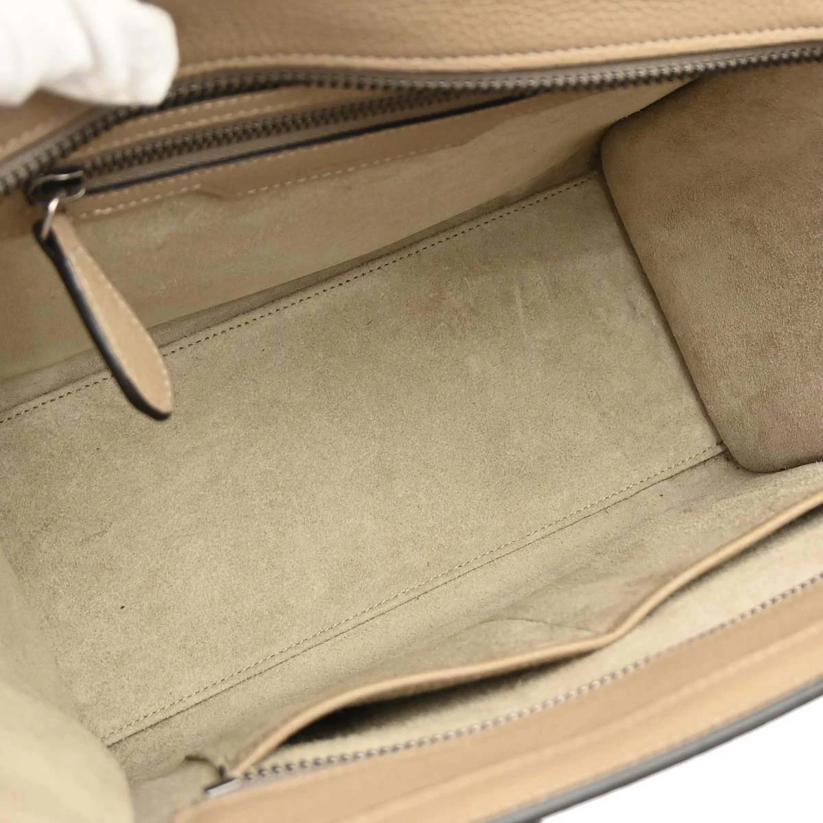 Celine Beige Luggage Micro Tote Handbag - Image 18