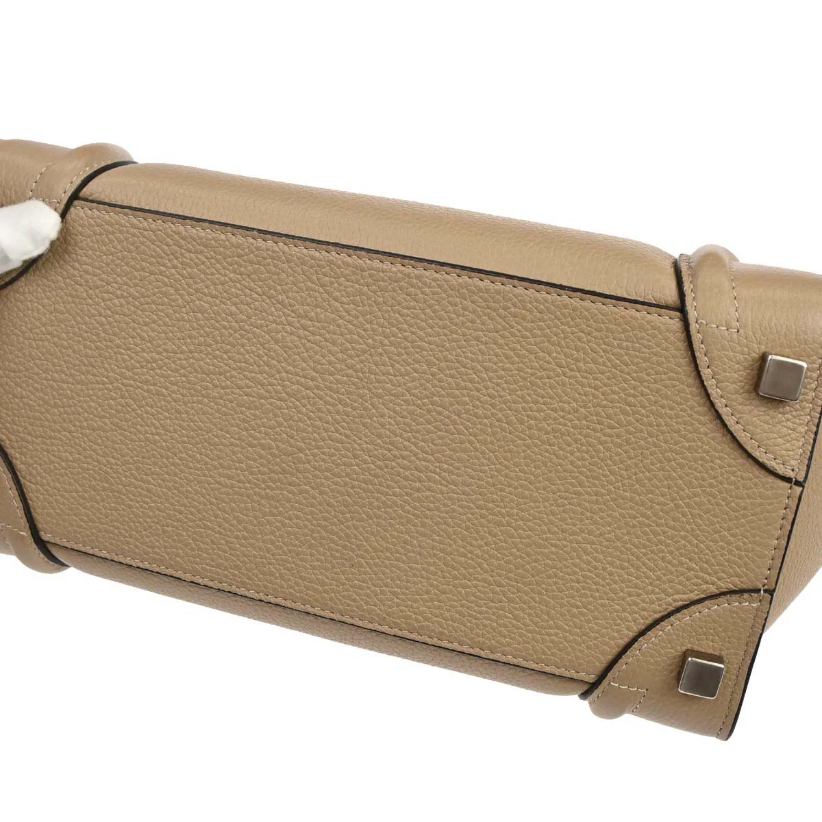 Celine Beige Luggage Micro Tote Handbag - Image 9