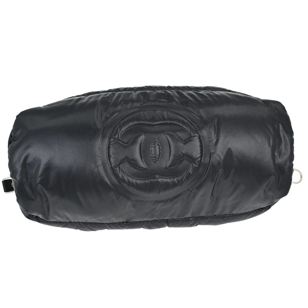 Chanel Black Nylon Coco Neige Doudoune 2way Shoulder Tote Bag - Image 4