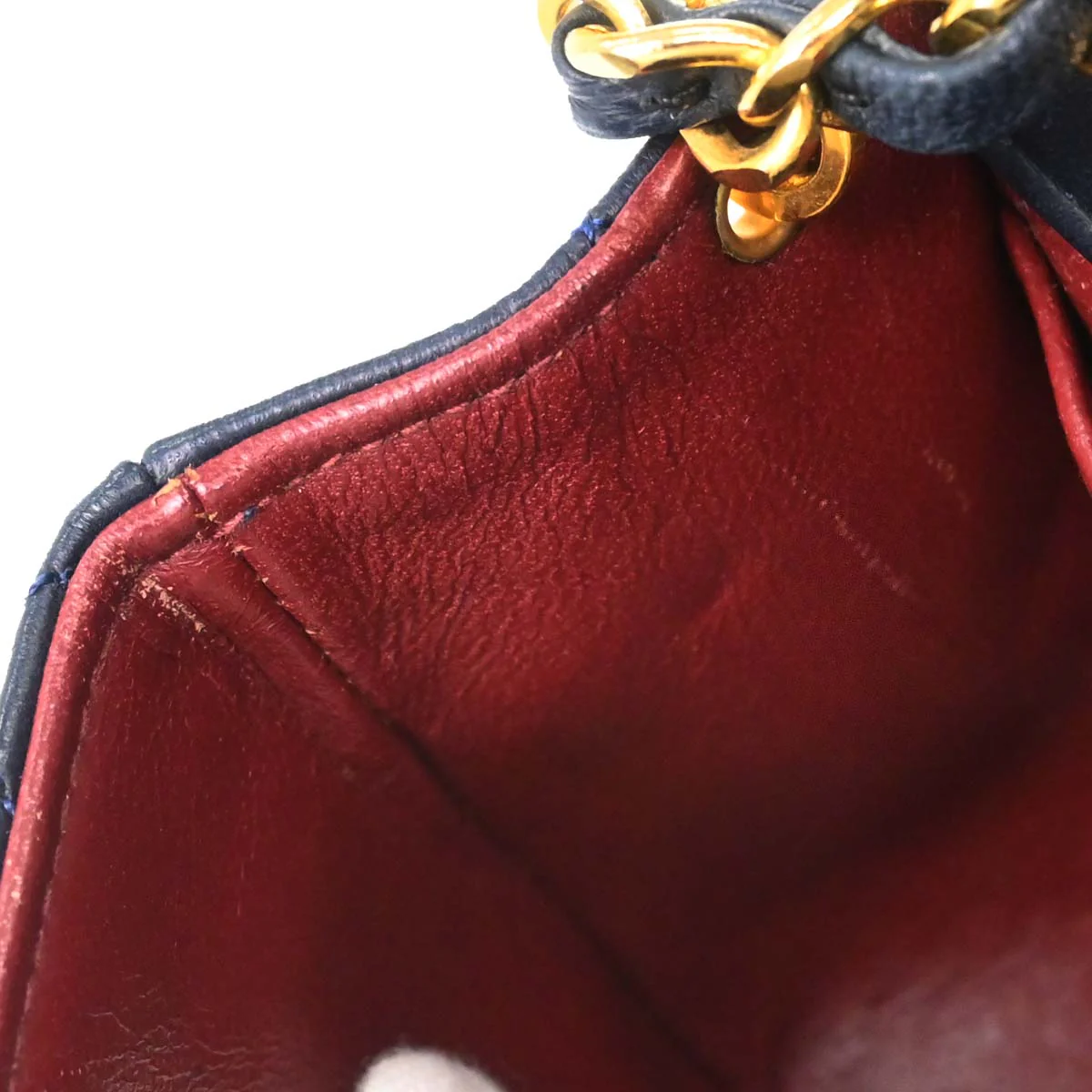 Chanel Navy Lambskin Turnlock Mini Full Flap Shoulder Bag - Image 17