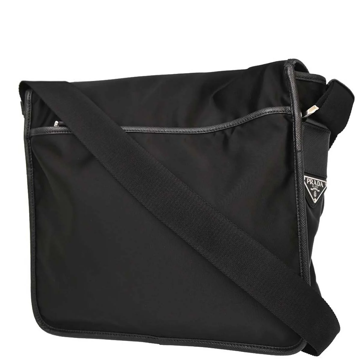 Prada * Black Nylon Shoulder Bag - Image 2