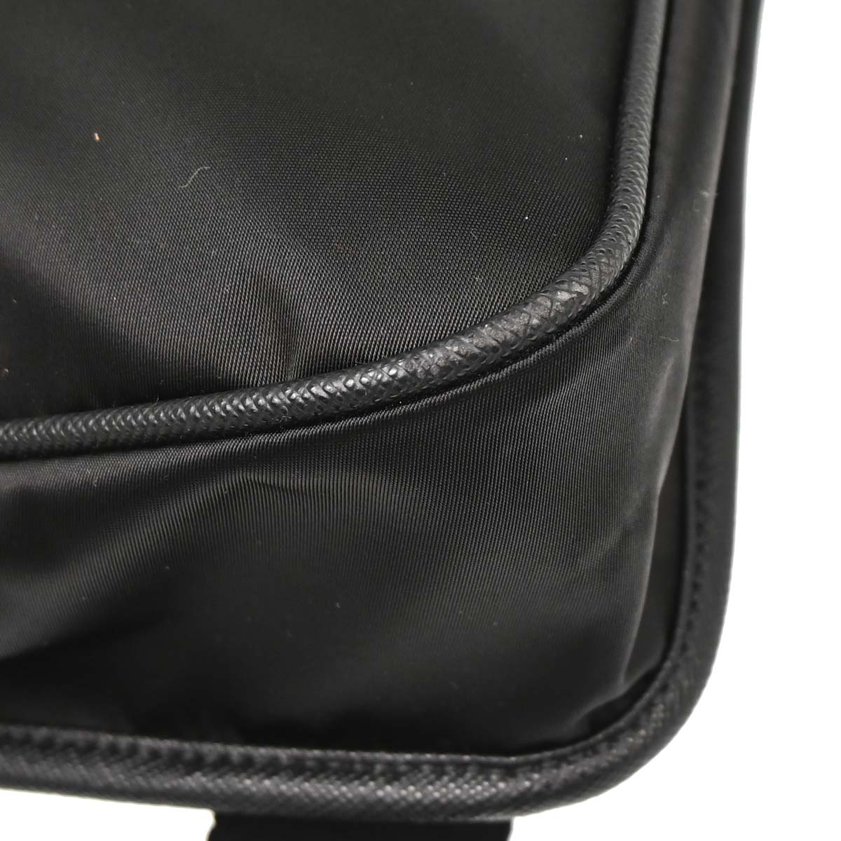 Prada * Black Nylon Shoulder Bag - Image 8