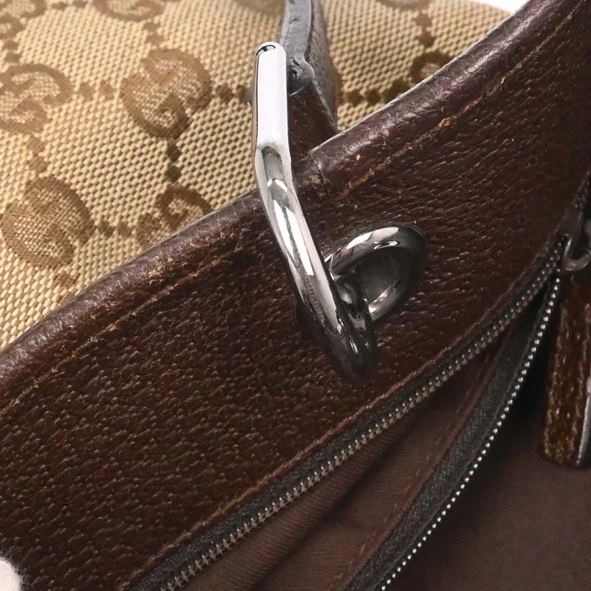 Gucci Beige Canvas GG Tote Handbag - Image 15