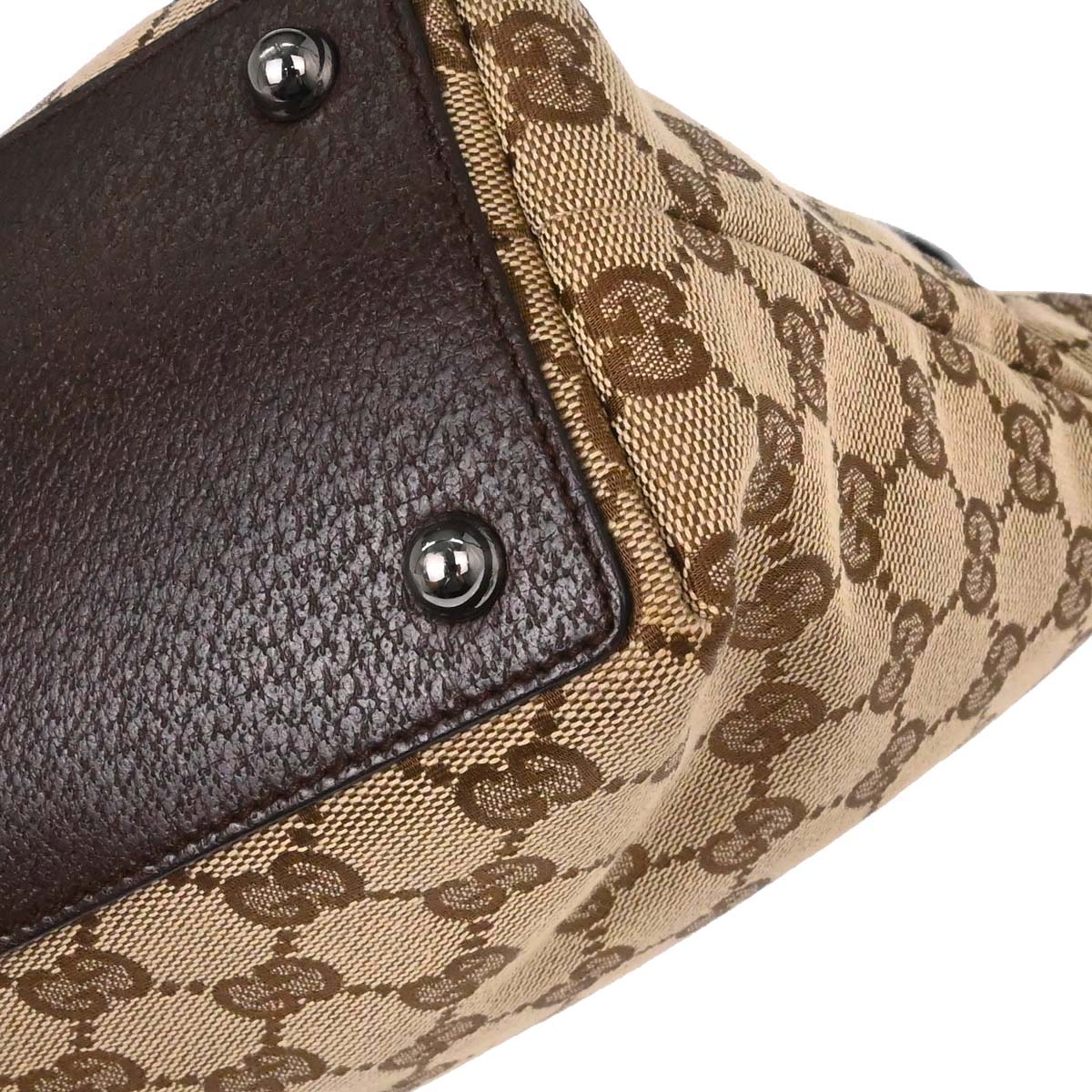 Gucci Beige Canvas GG Tote Handbag - Image 8