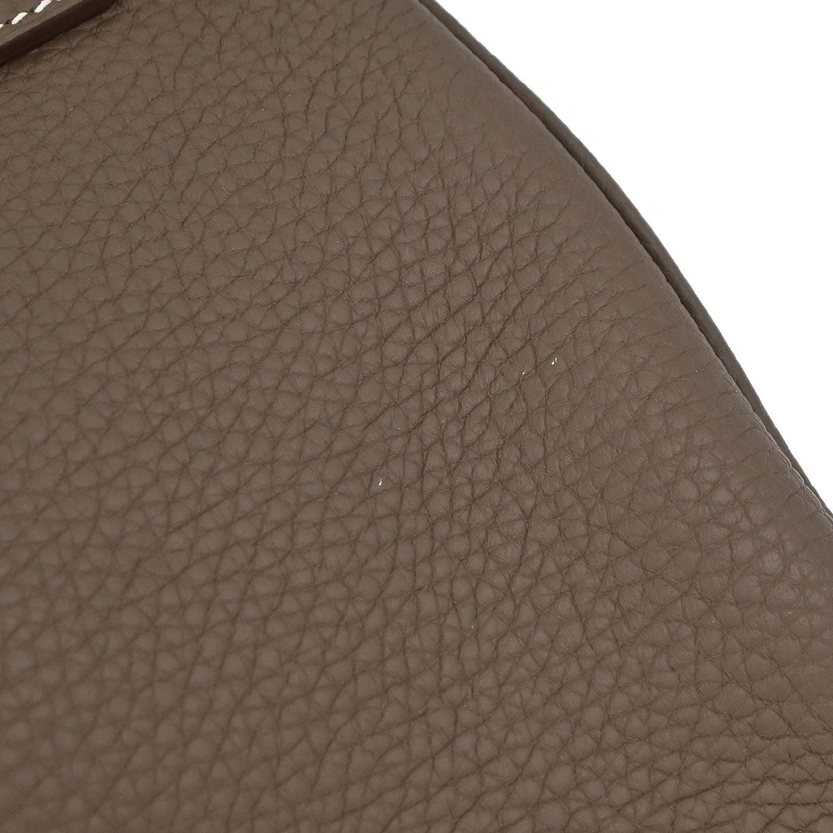 Hermes Etoupe Gray Togo Birkin 30 Handbag - Image 7