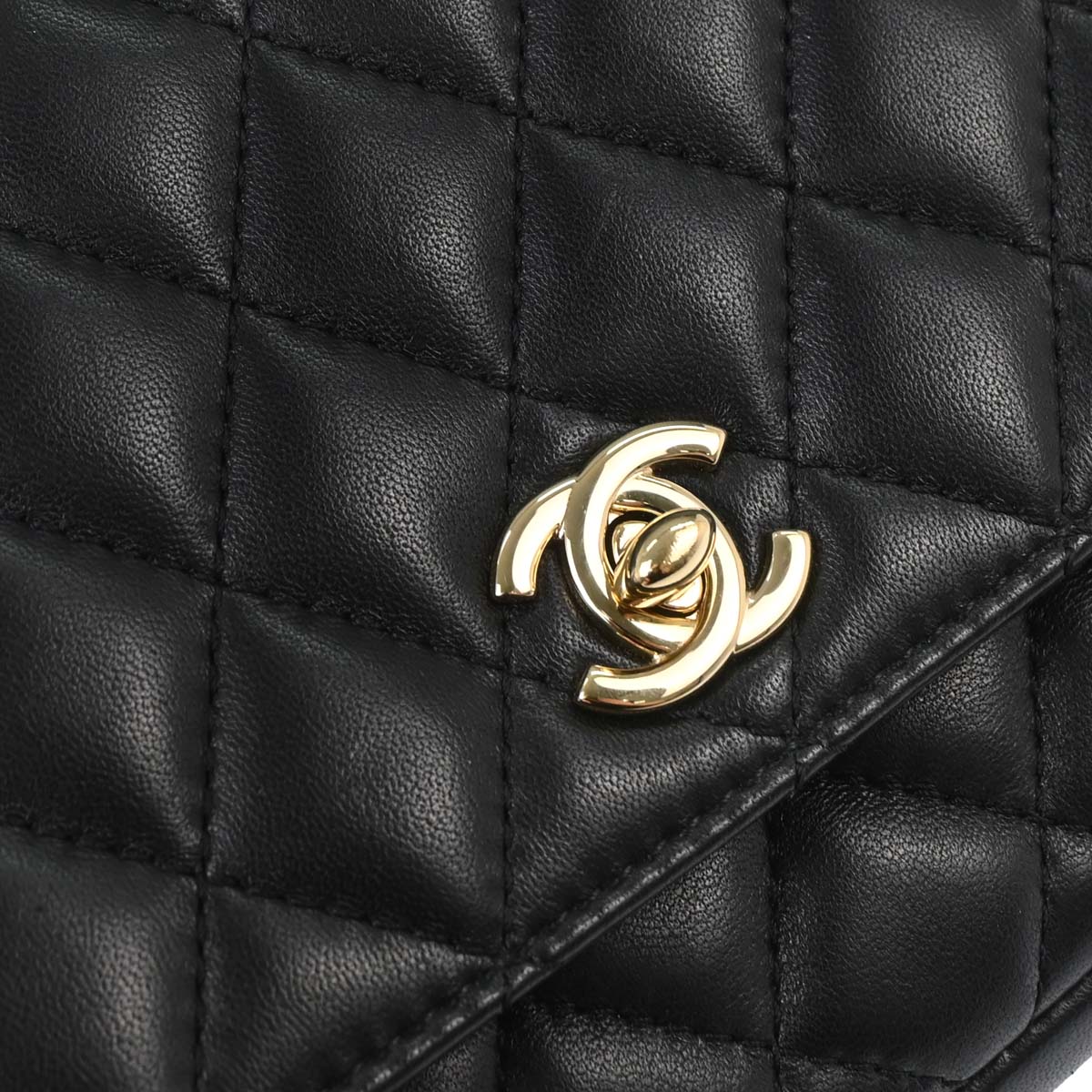 Chanel 2019 Black Lambskin Side Packs Shoulder Bag - Image 8