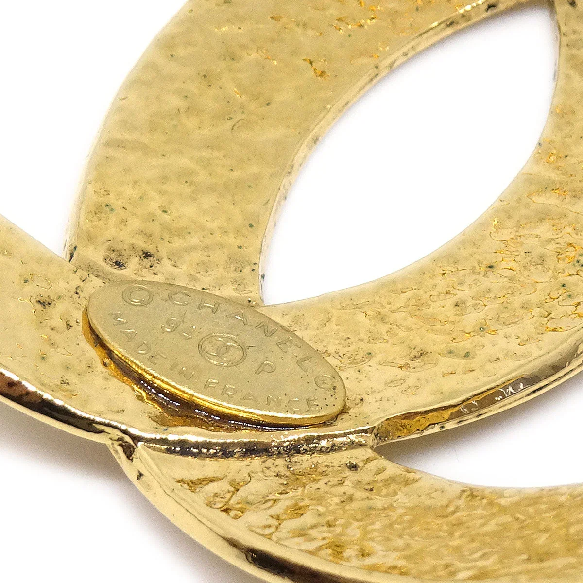 CHANEL 1994 CC Brooch Pin Gold - Image 4