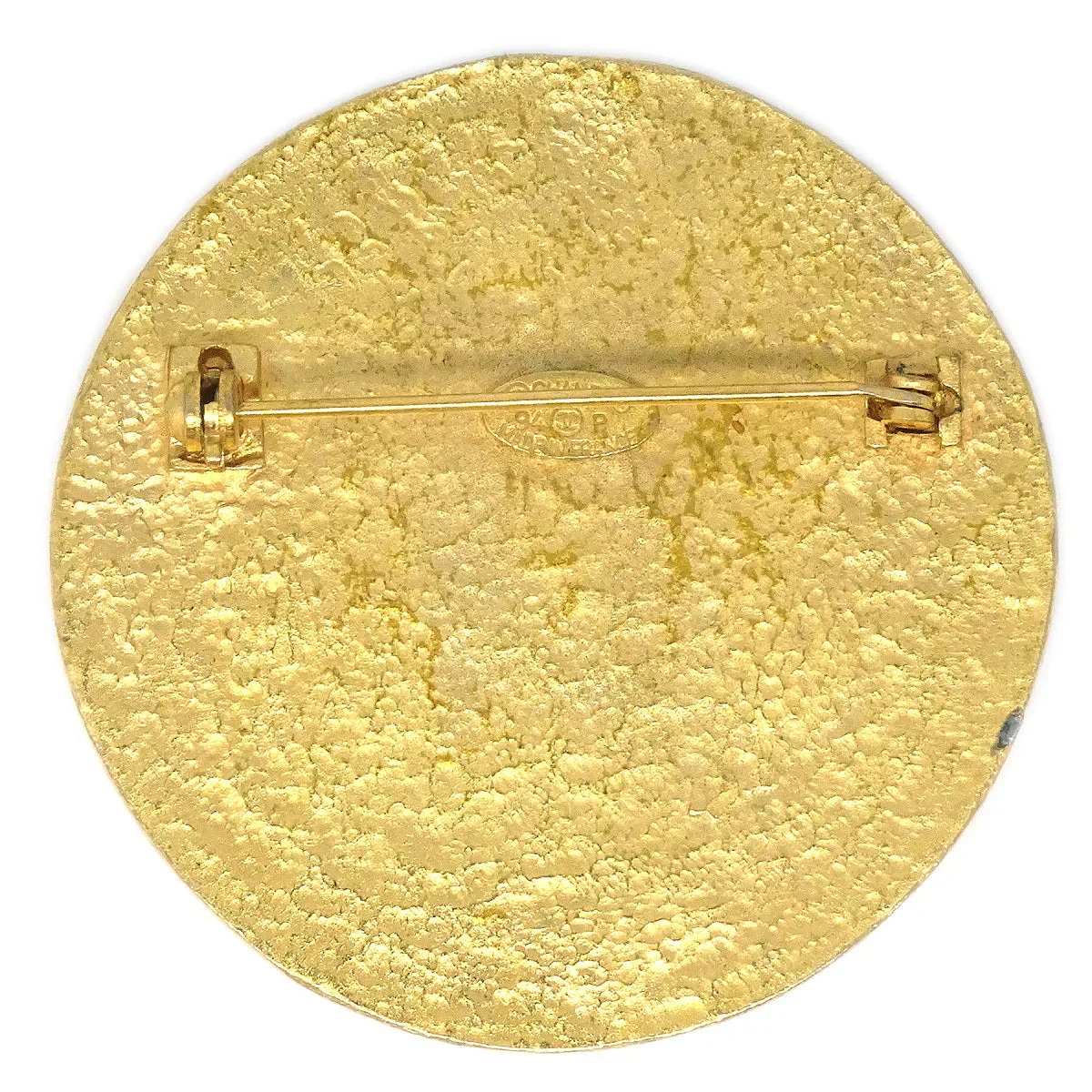 Chanel 1994 Round Brooch Gold 94P - Image 2