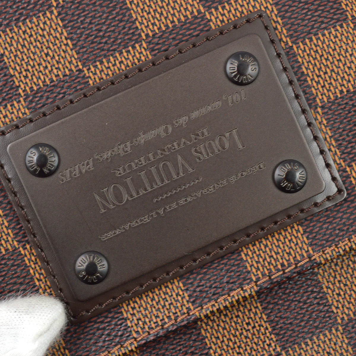 Louis Vuitton 2010 Damier Pochette Plat Brooklyn N41100 - Image 3