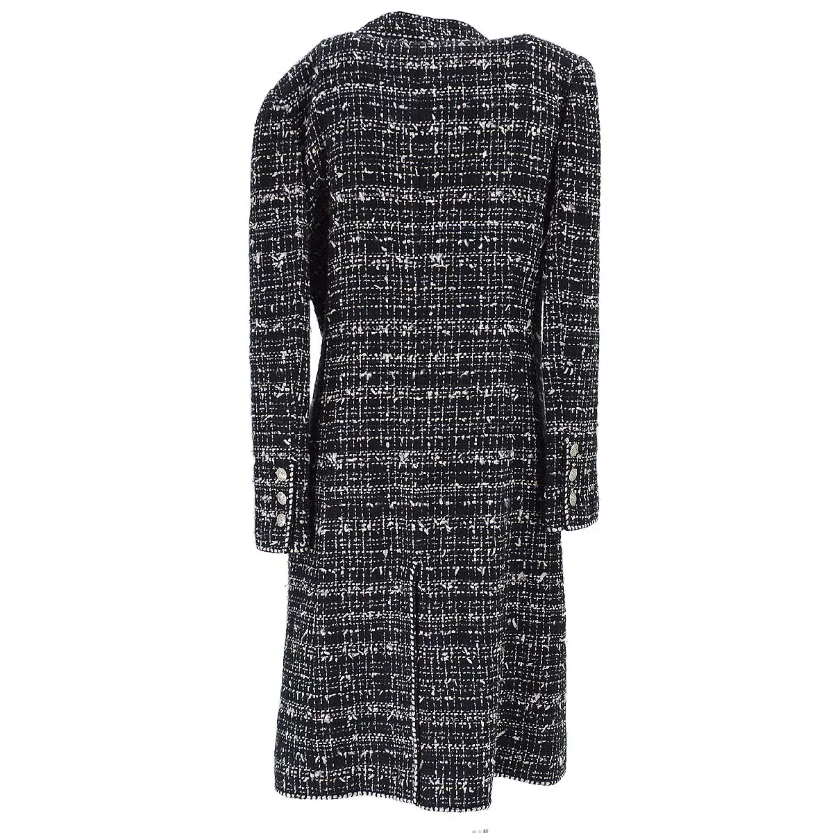 Chanel 2005 cruise crest-applique tweed coat #40 - Image 2
