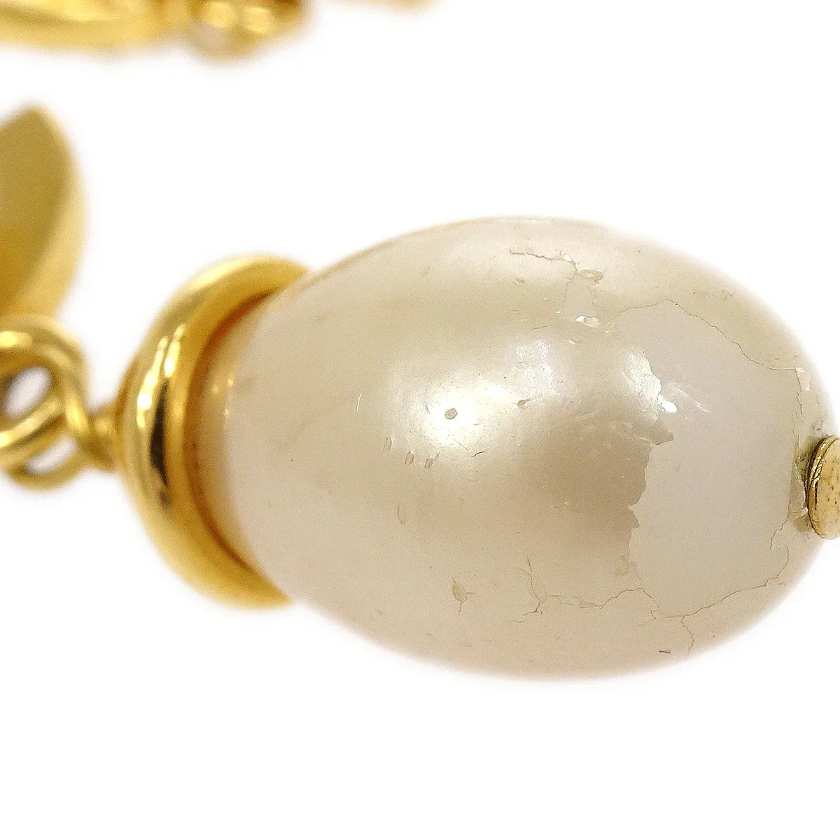 CHANEL 1996 Cristal & Faux Pearl CC Turnlock Earrings - Image 5