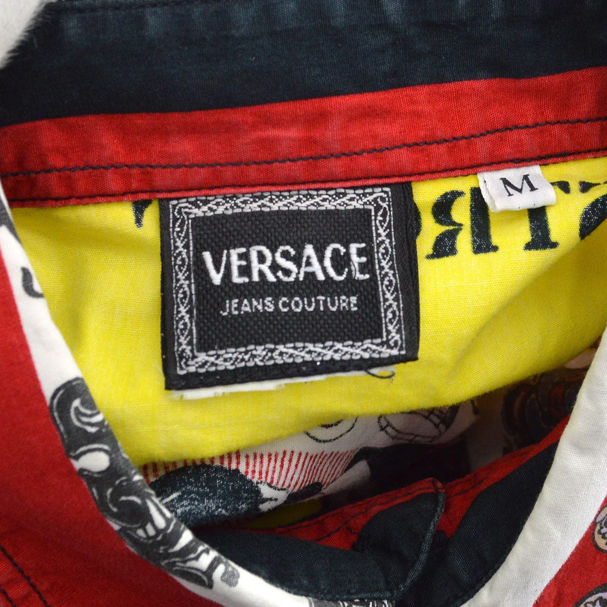 VERSACE 1990s Beatles Oxford British Royalty Shirt #M - Image 6