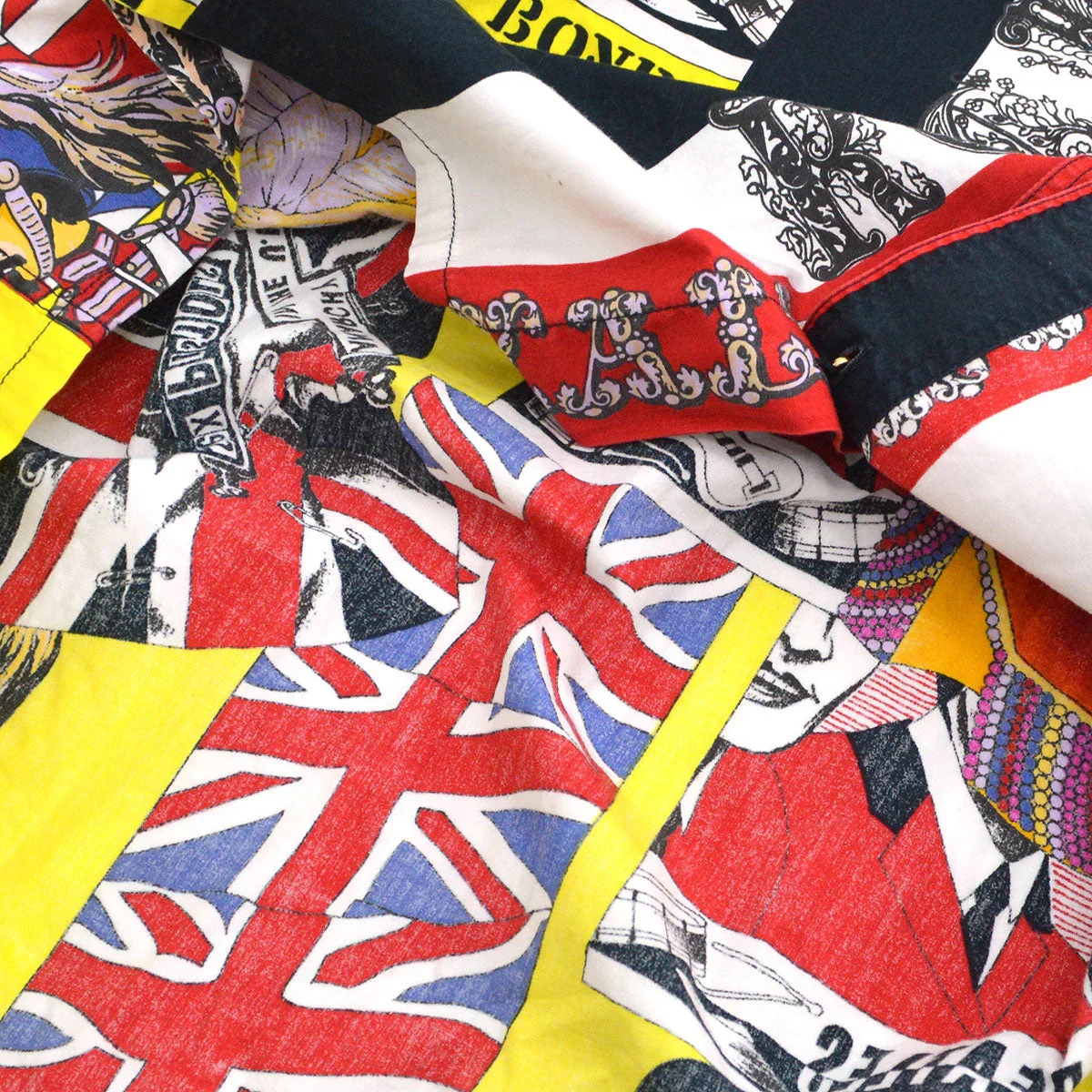 VERSACE 1990s Beatles Oxford British Royalty Shirt #M - Image 7