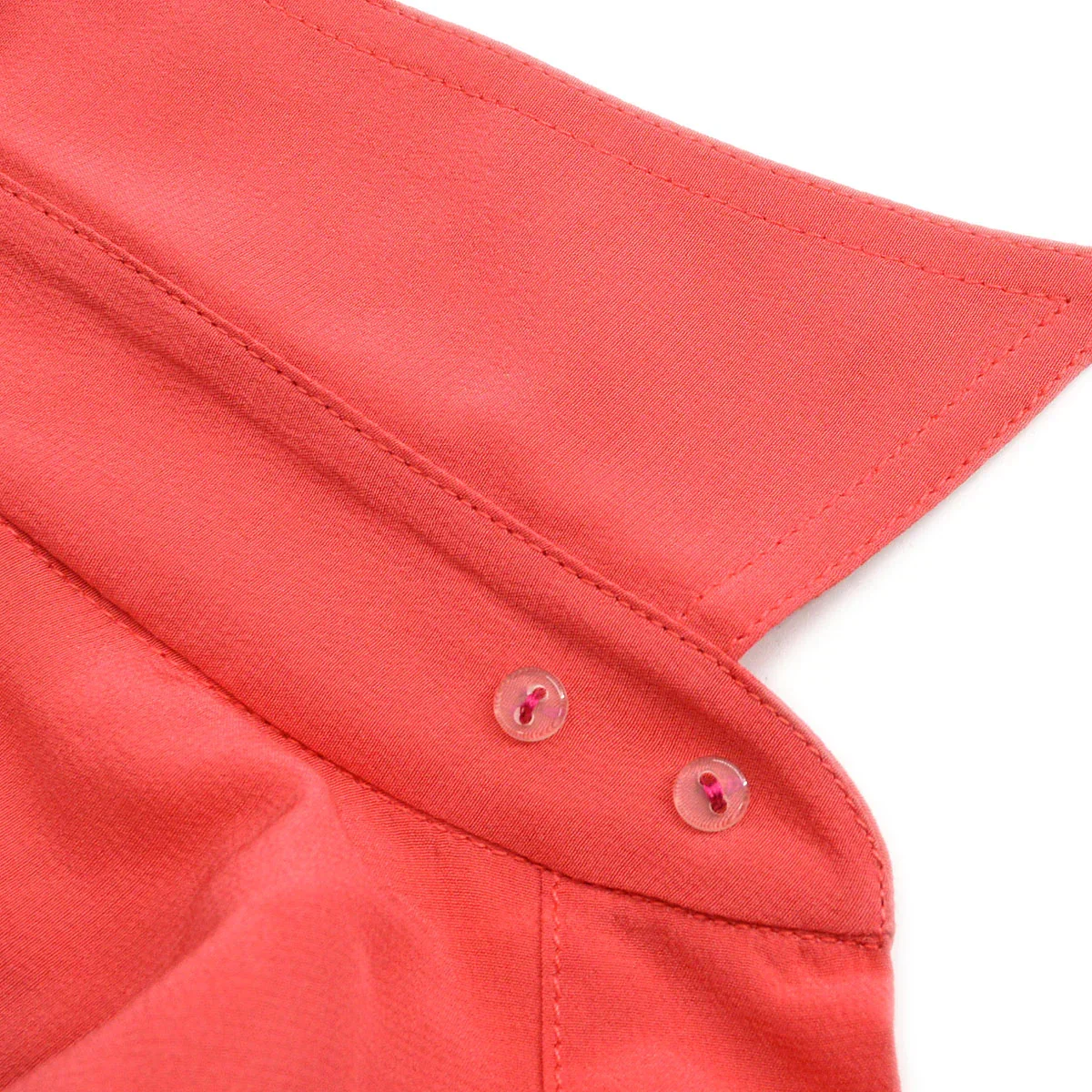 Chanel logo-button silk shirt #38 - Image 10