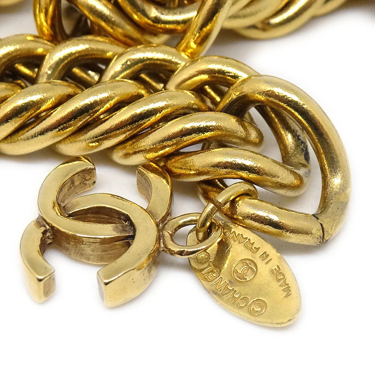 Chanel 1986-1994 Lion Gold Chain Belt - Image 4