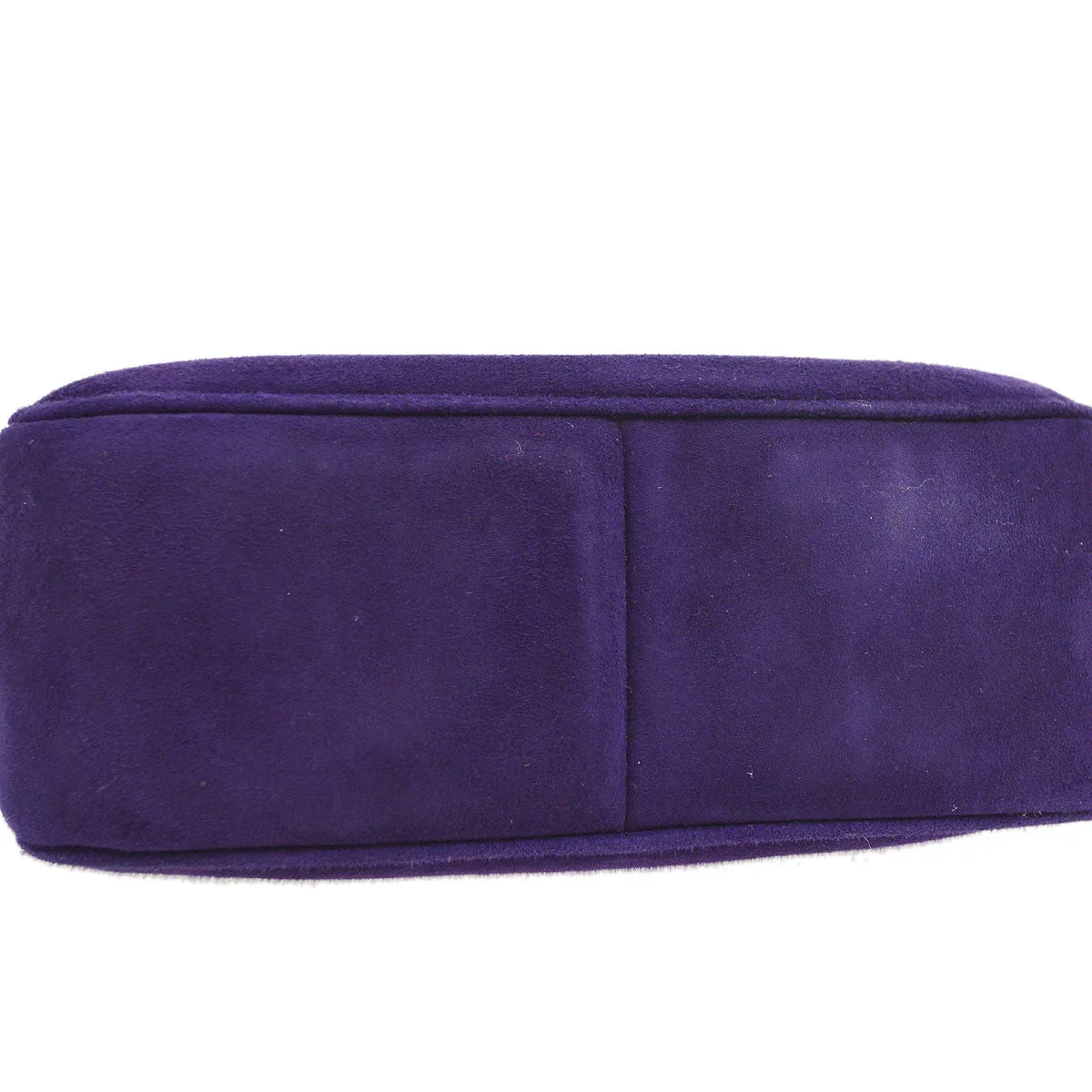 CHANEL * 1996-1997 Handbag Purple Suede - Image 4