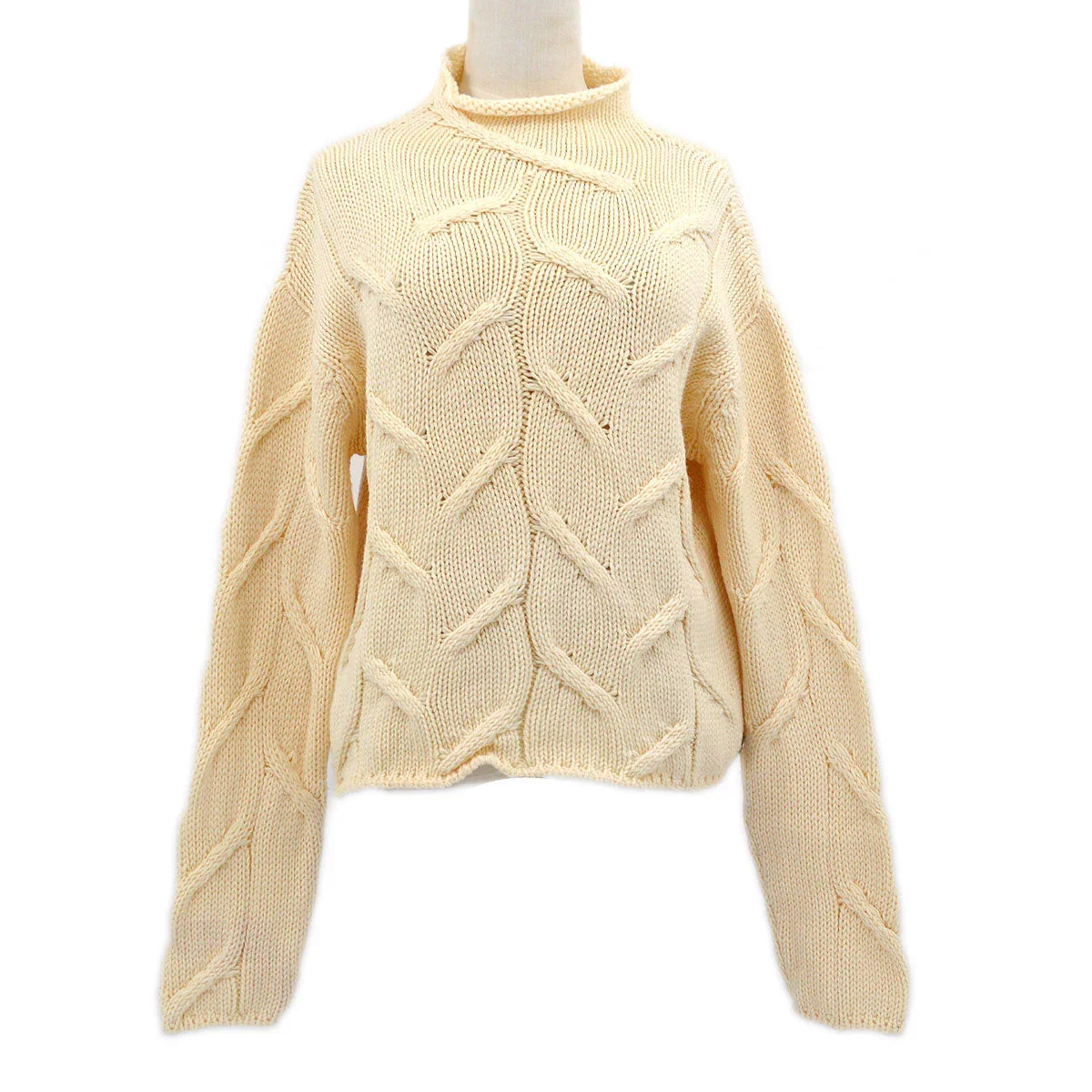 Chanel 1999 Fall fisherman's knit mock-neck jumper #38