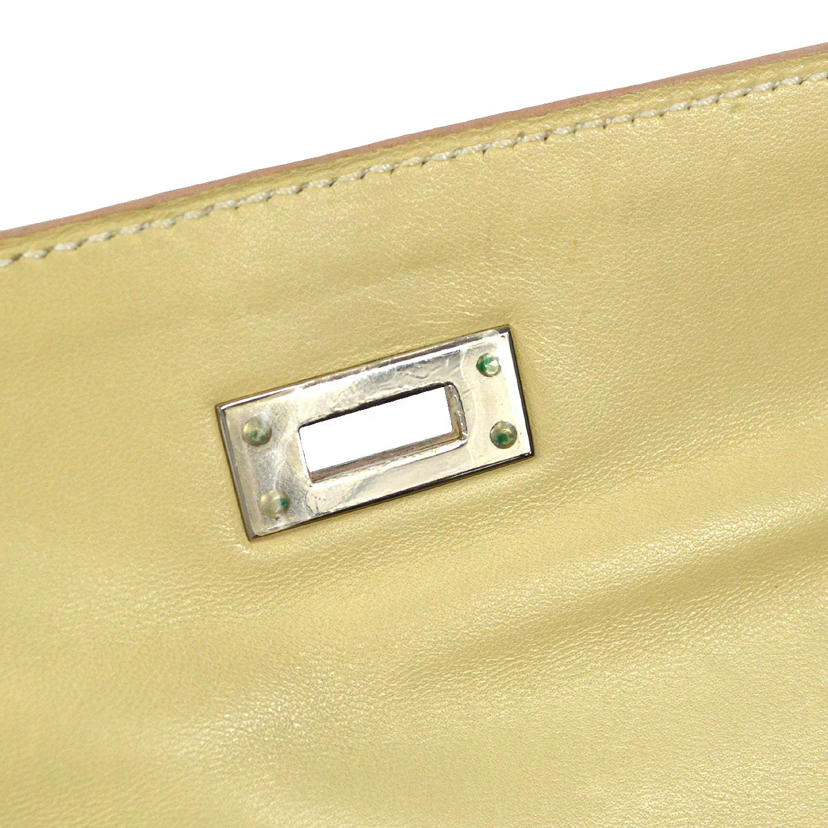 Hermes * 2005 Athens Olympic Limited Edition Kelly Pochette Metallic Gold Chevre Myzore - Image 8