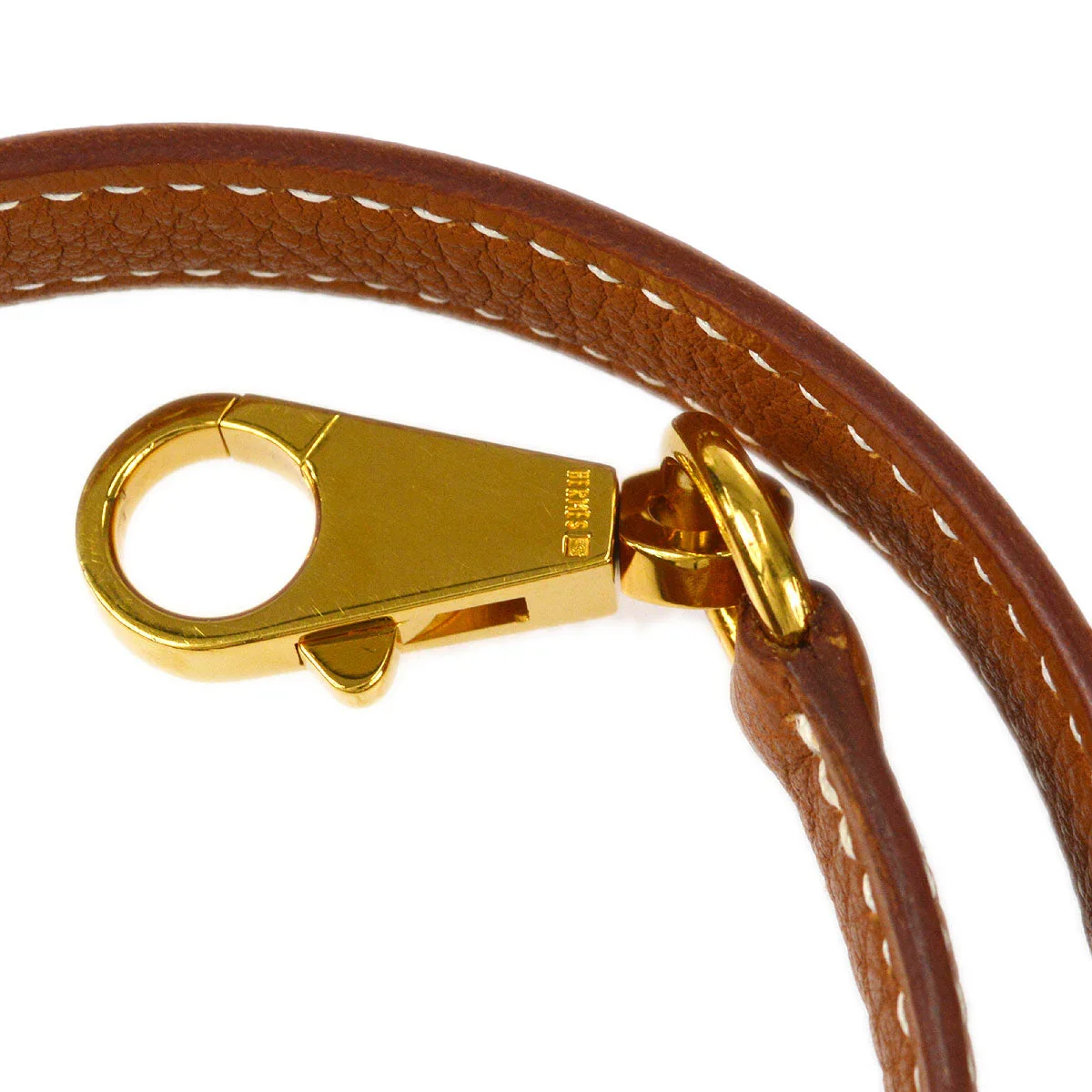 Hermes Shoulder Strap for Kelly Clemence Gold - Image 3