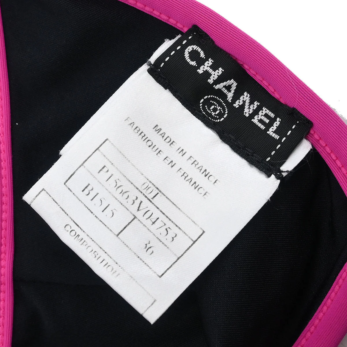 Chanel 2000 Swimwear Swimsuit Black 00T #36 - Image 8