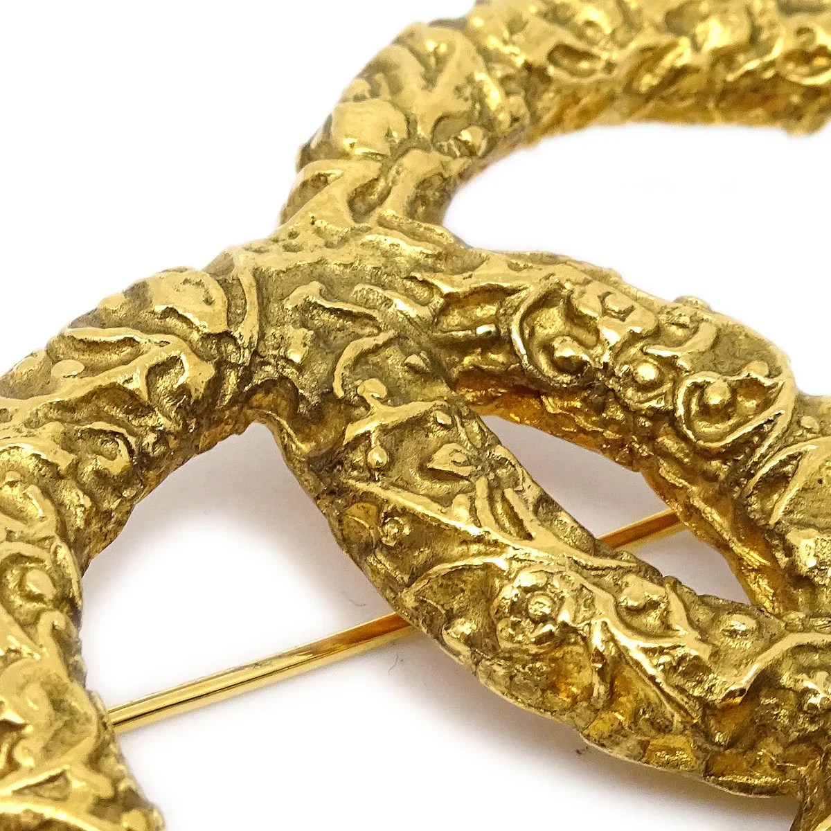 Chanel 1993 Florentine CC Brooch Large - Image 2
