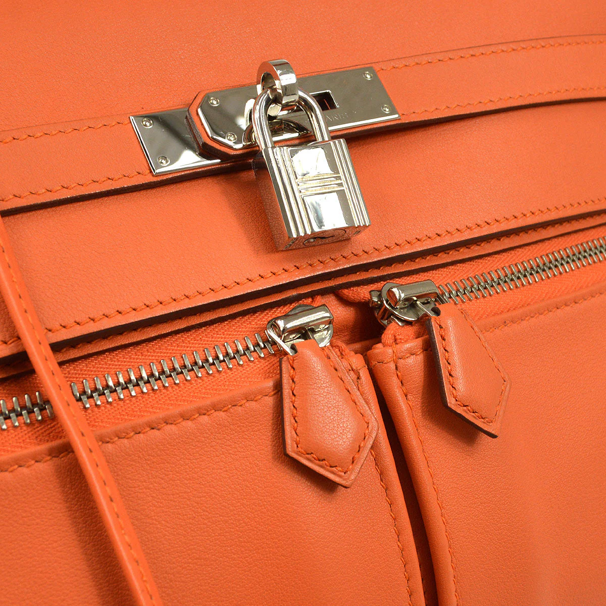 HERMES * 2012 Kelly Lakis 35 Mango Swift - Image 5