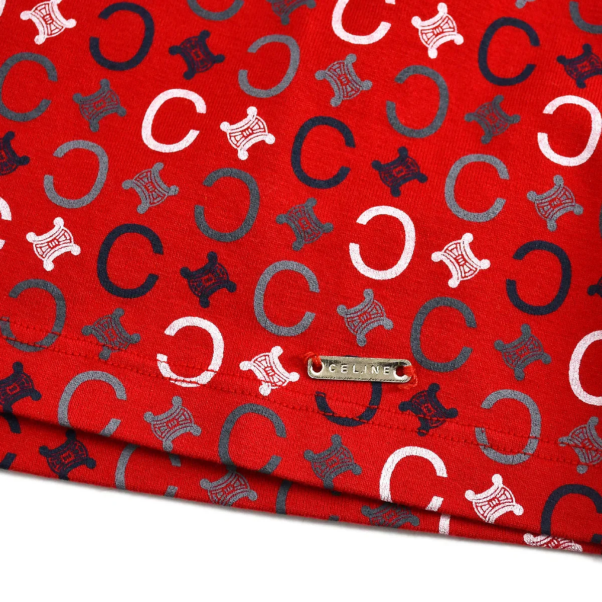Celine C Macadam T-shirt Red #M - Image 7