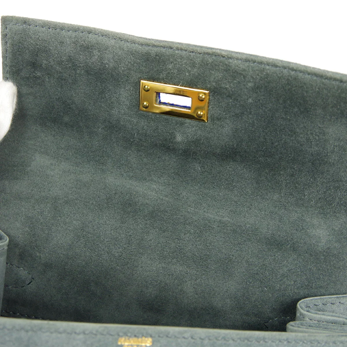 HERMES * 1999 Mini Kelly 20 Pleated Silk - Image 6
