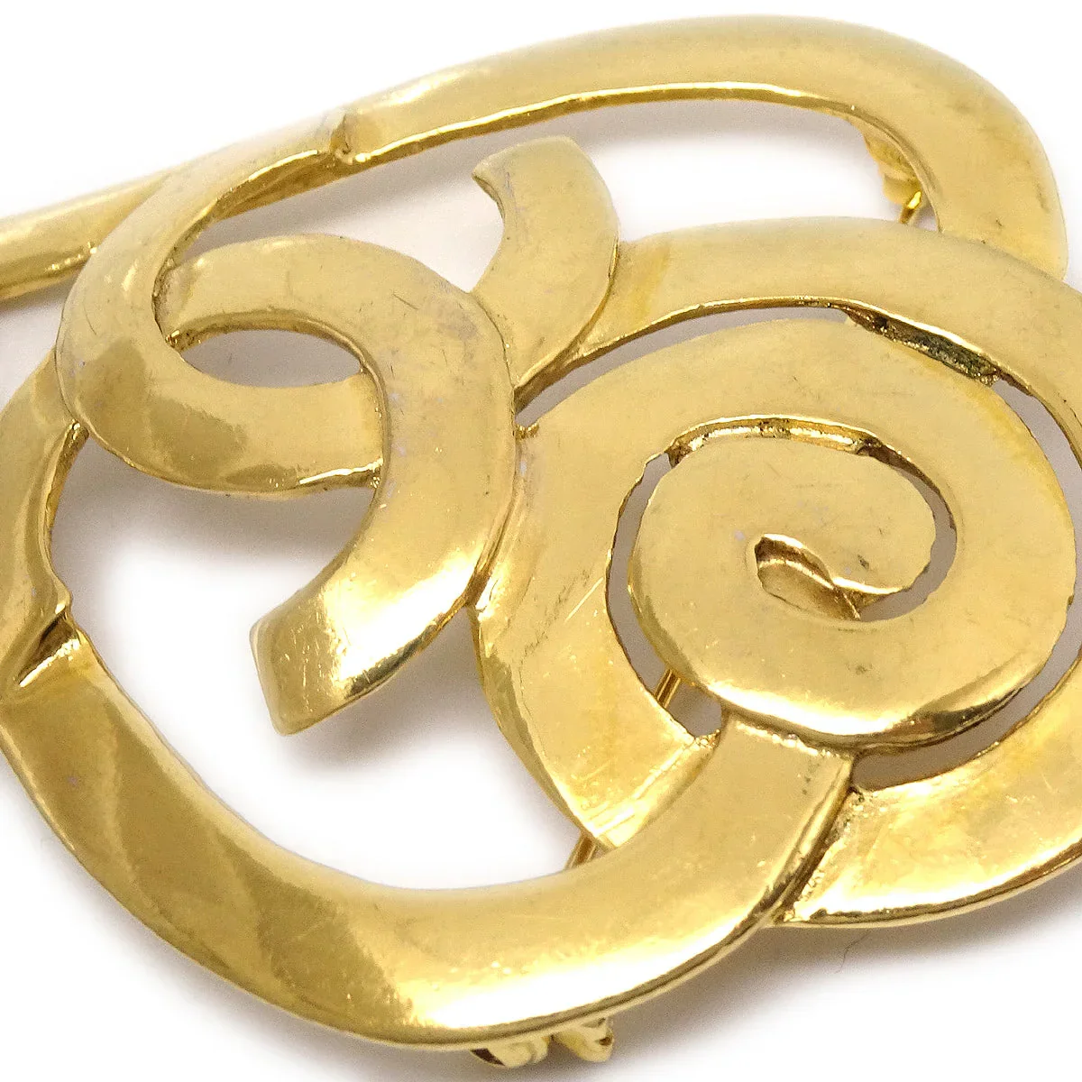 Chanel 1995 Heart Brooch Pin Gold 95P - Image 2