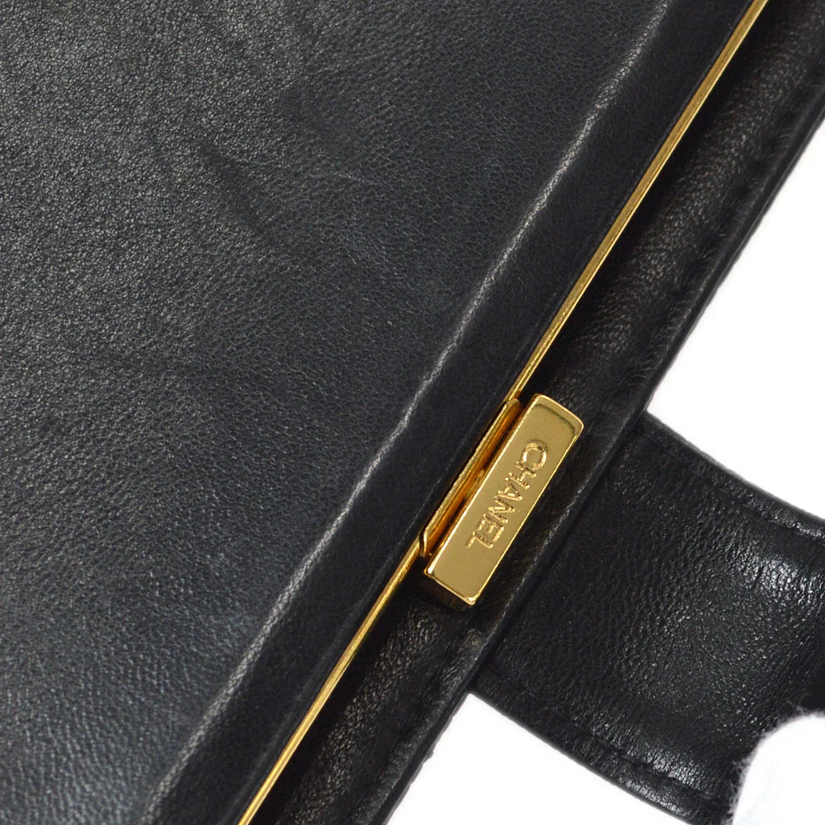 Chanel 2001-2003 Timeless Long Wallet Black Caviar - Image 6