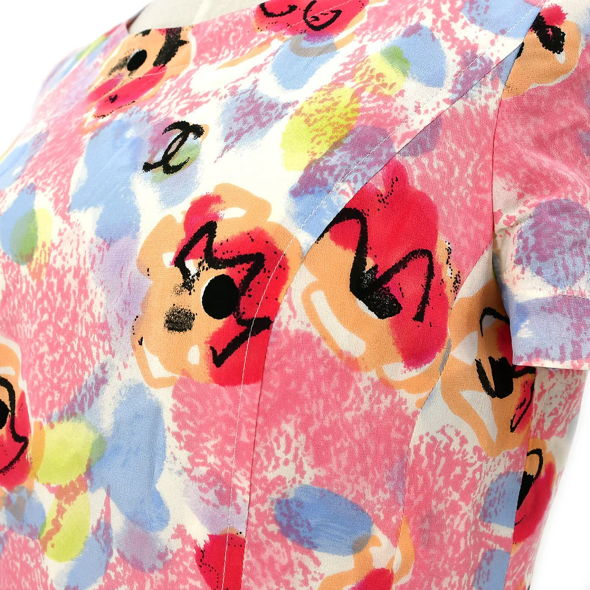 Chanel 1997 Spring CC floral-print dress #38 - Image 3