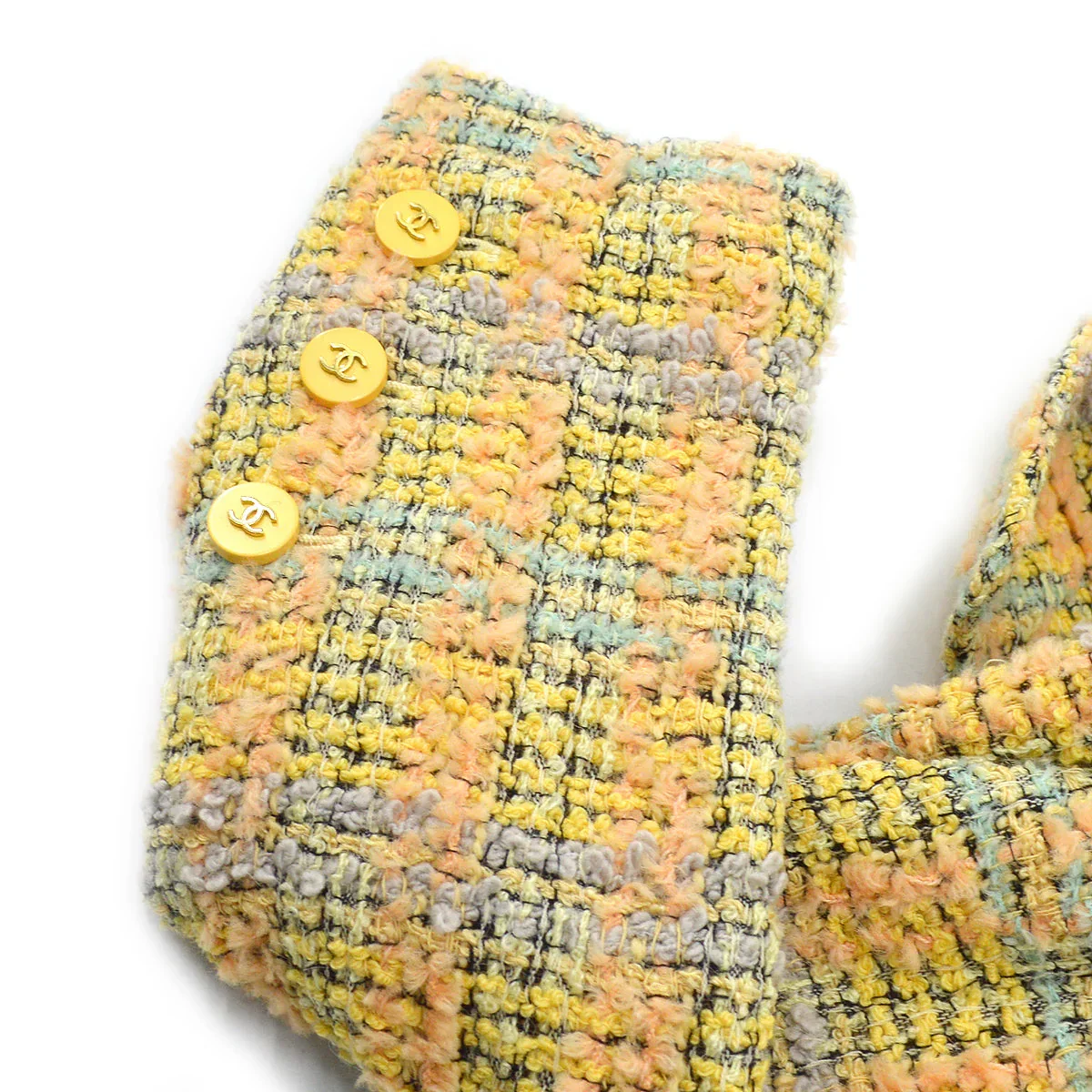 Chanel Fall 1994 single-breasted tweed jacket #36 - Image 8