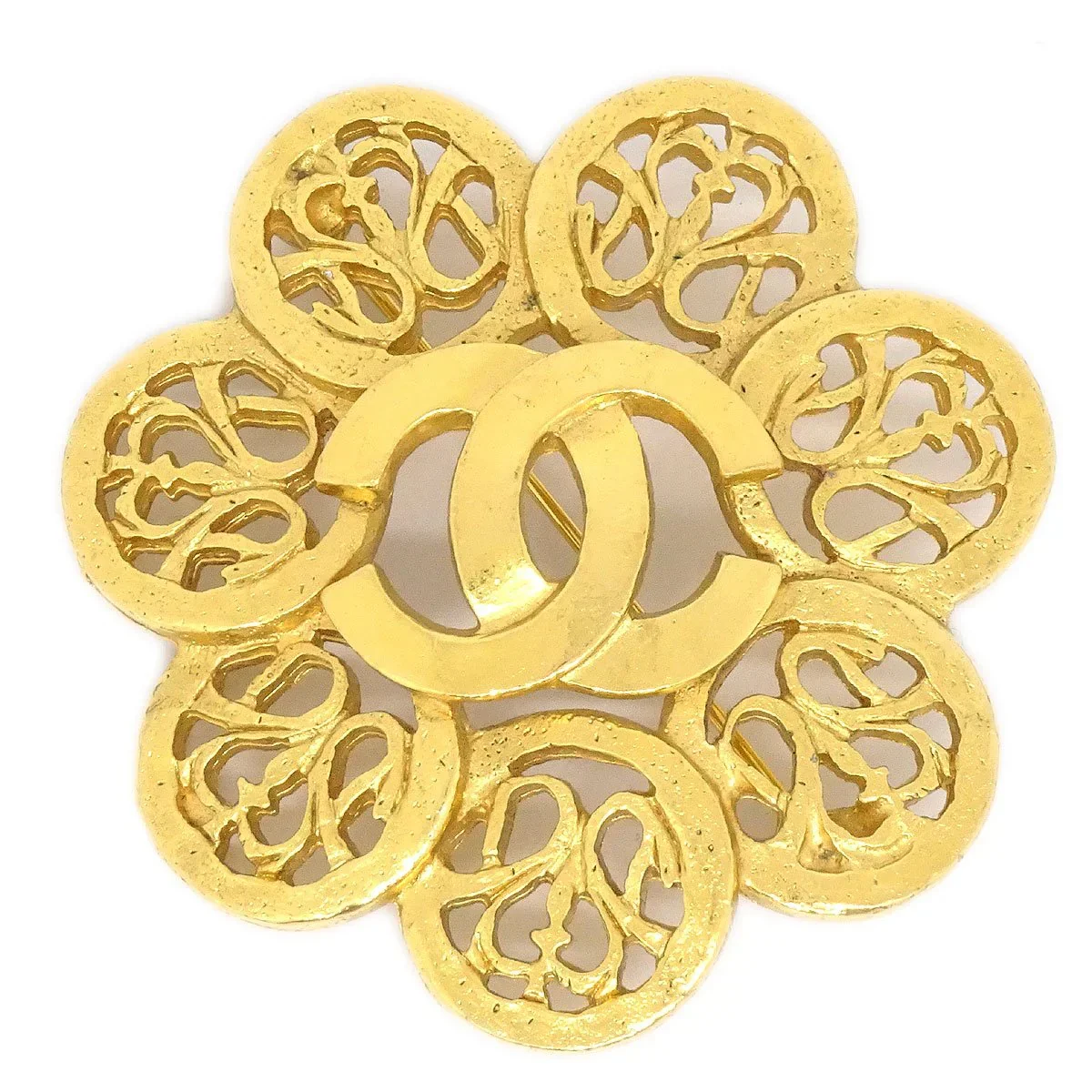 Chanel 1995 Fretwork Paisley Gold 95A