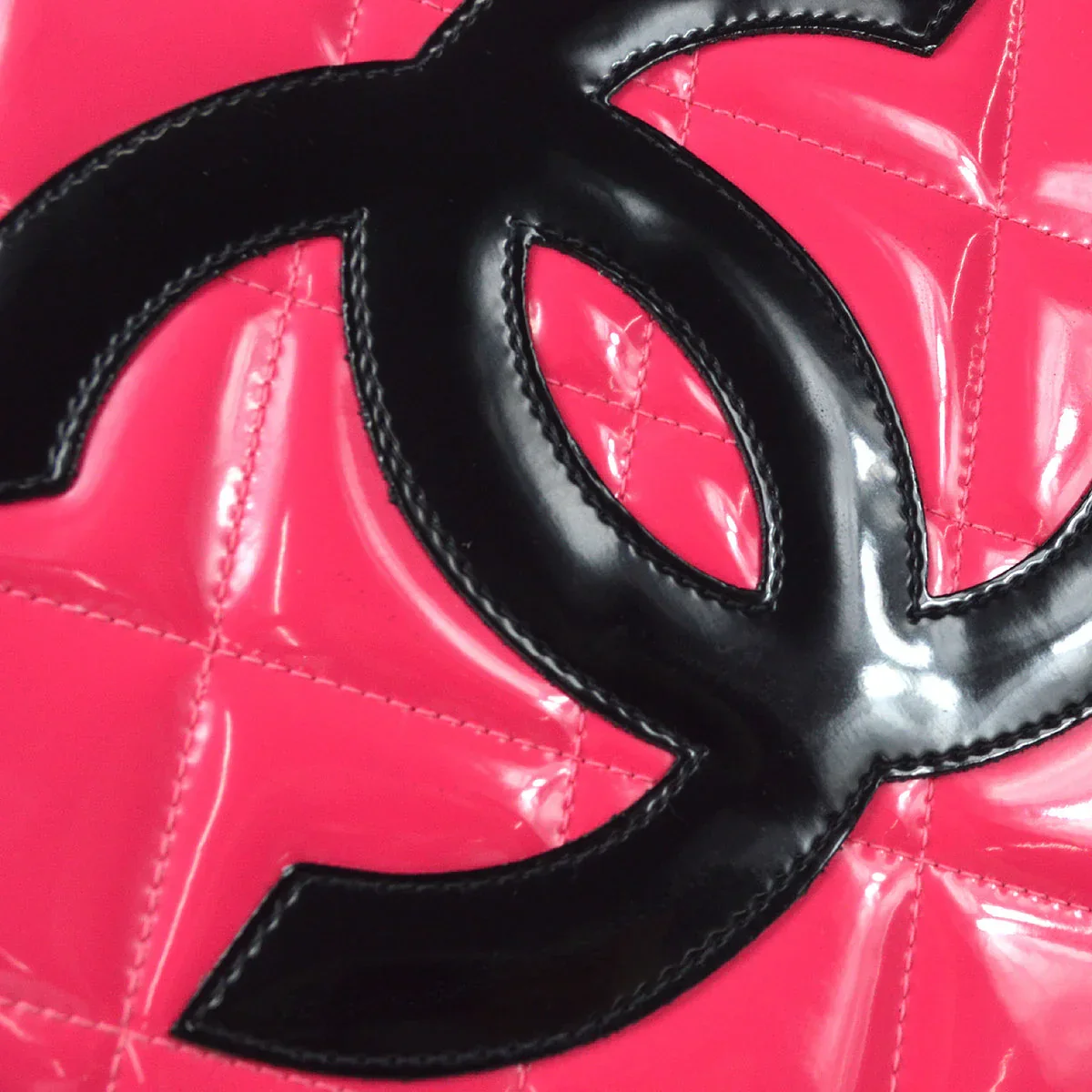 Chanel 1994-1996 Round Vanity Handbag Pink - Image 4