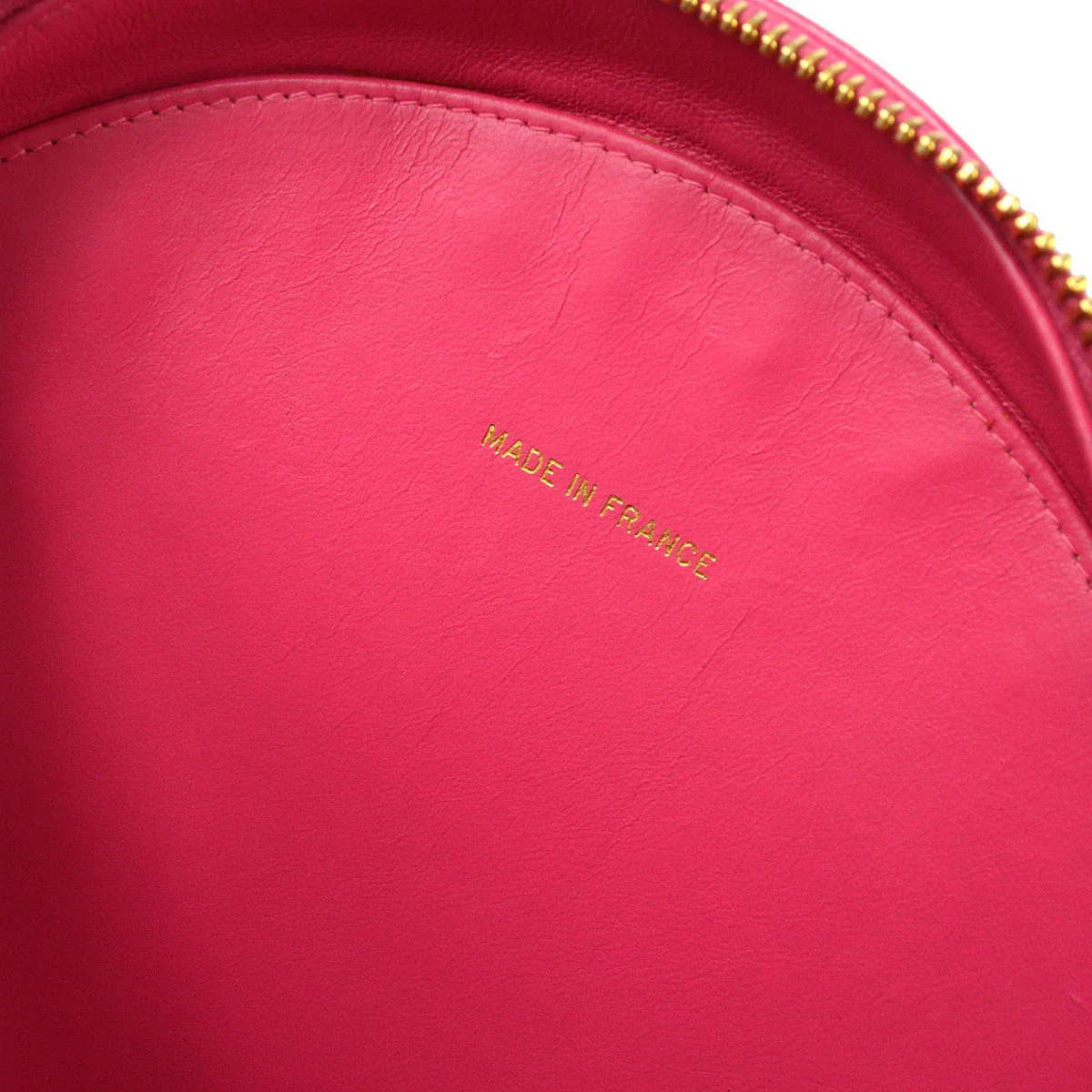 Chanel 1994-1996 Round Vanity Handbag Pink - Image 8