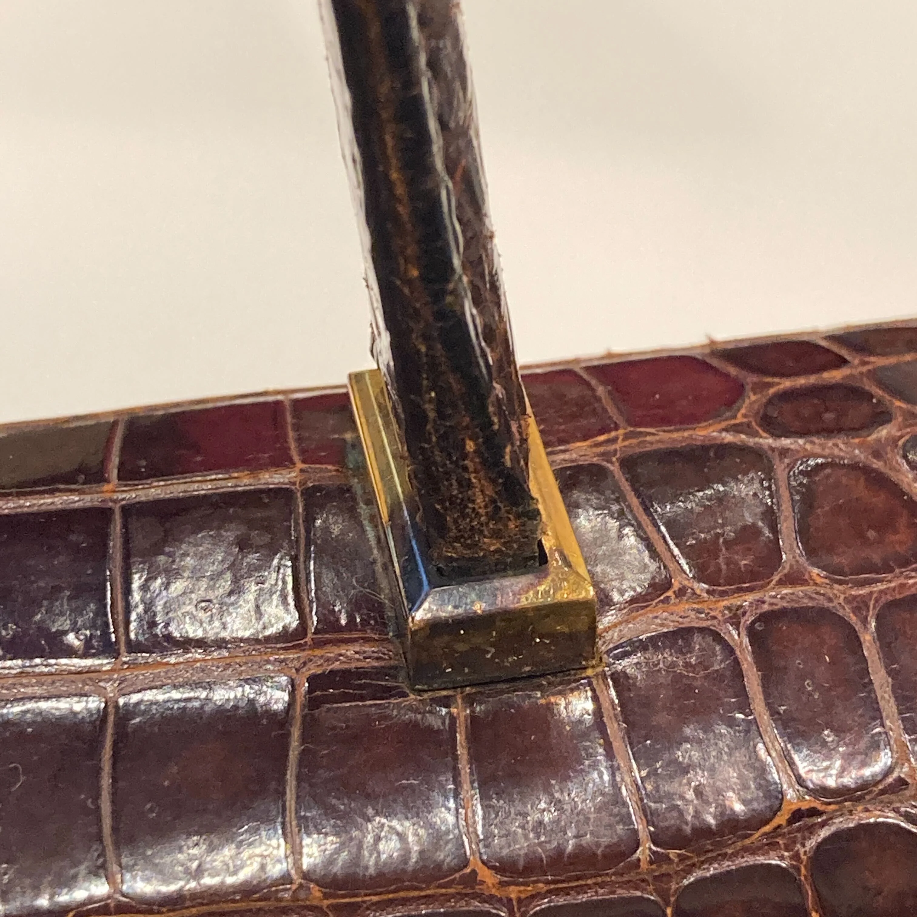 Hermes 1980s CrPiano Handbag - Image 12