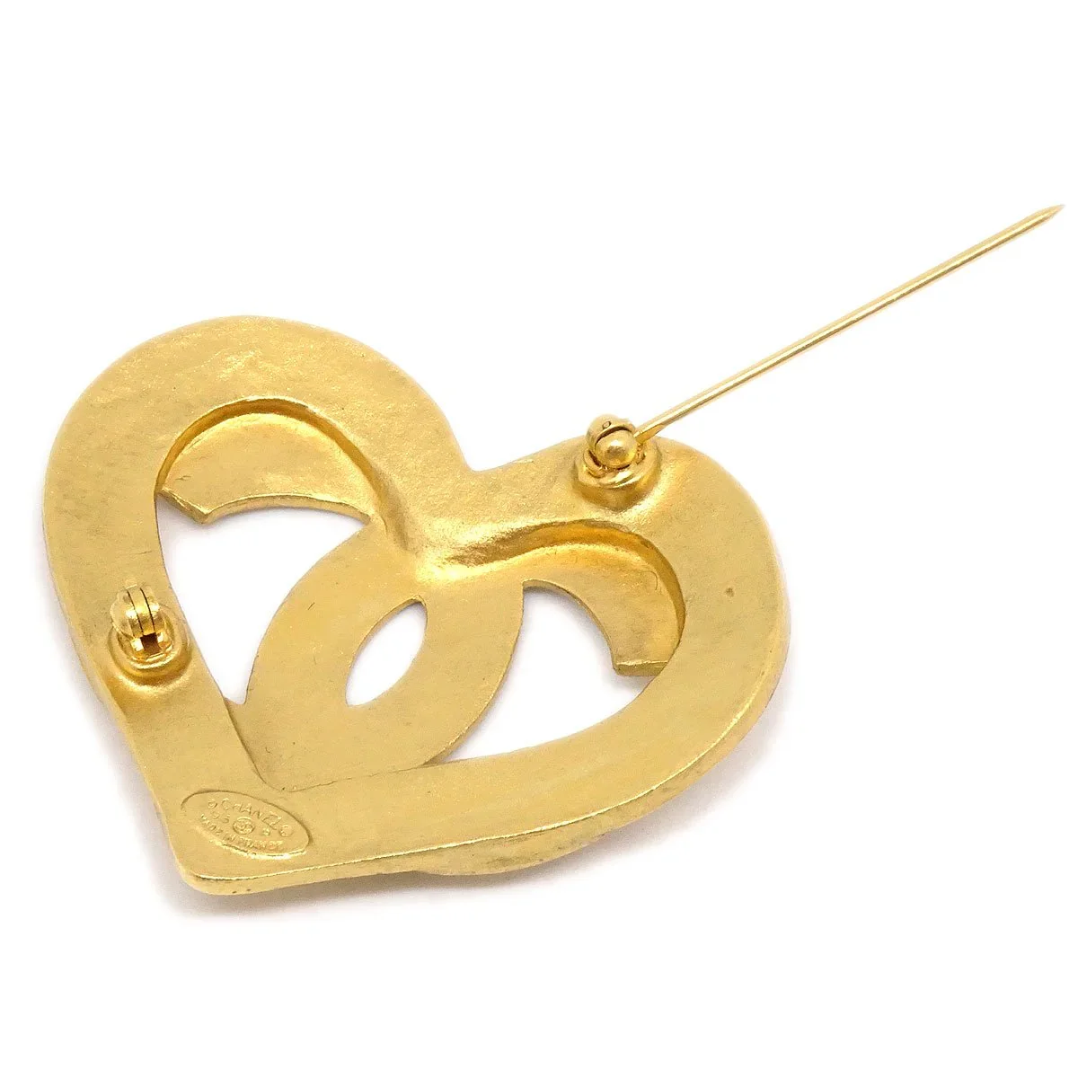 Chanel 1995 Heart Brooch - Image 3