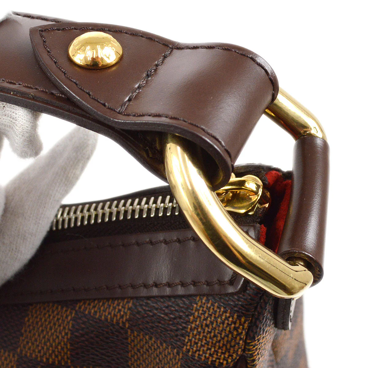 Louis Vuitton 2000 Damier Highbury Shoulder Bag N51200 - Image 4