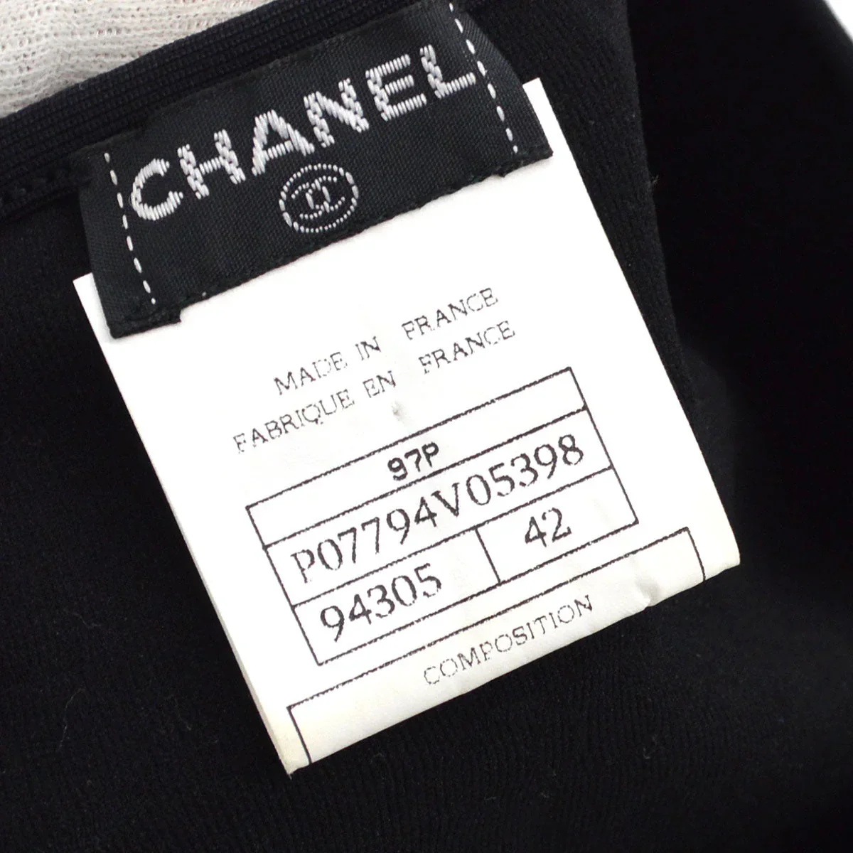 Chanel 1997 #42 T-Shirt Black - Image 8