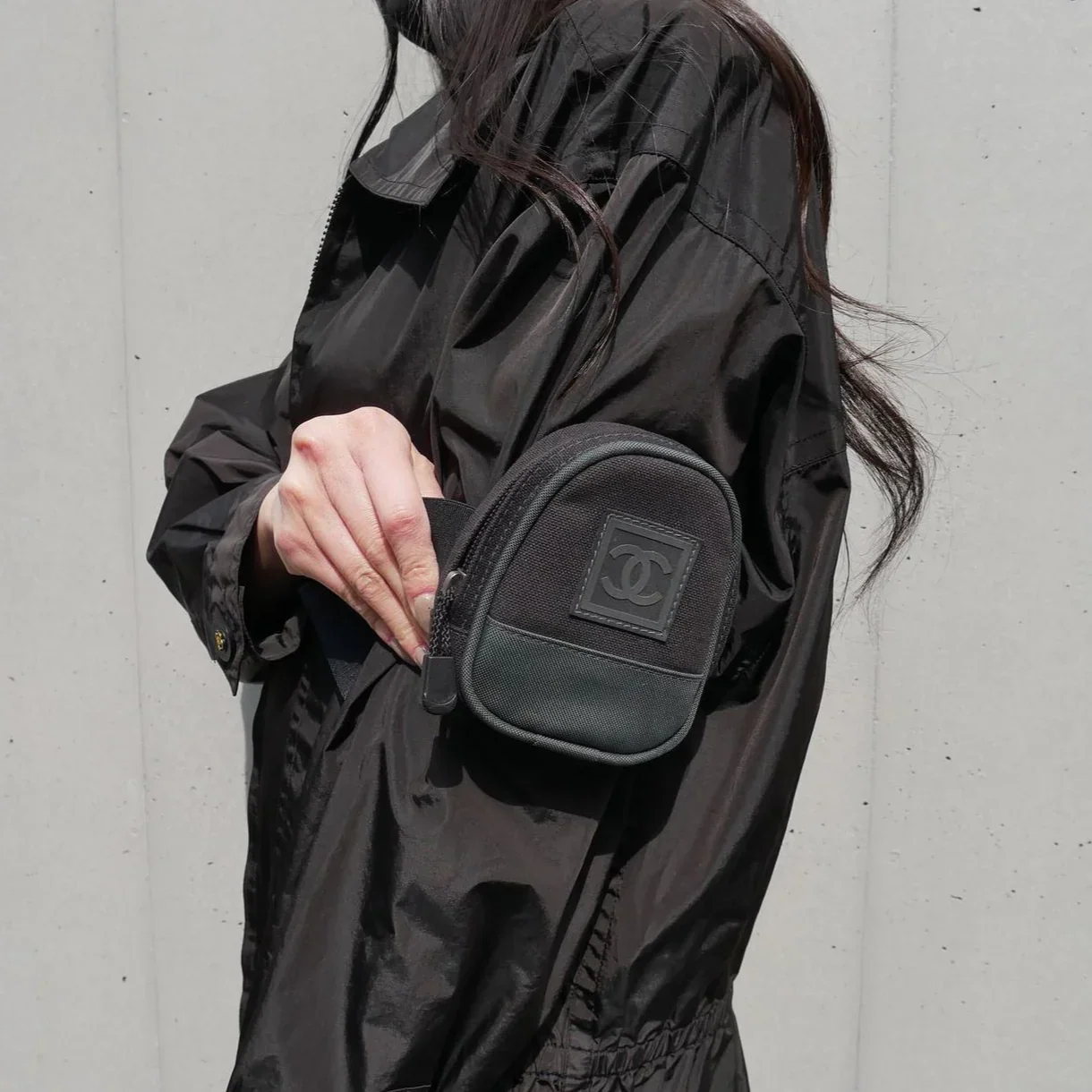 Chanel 2003-2004 Sports Line Arm Bag Canvas