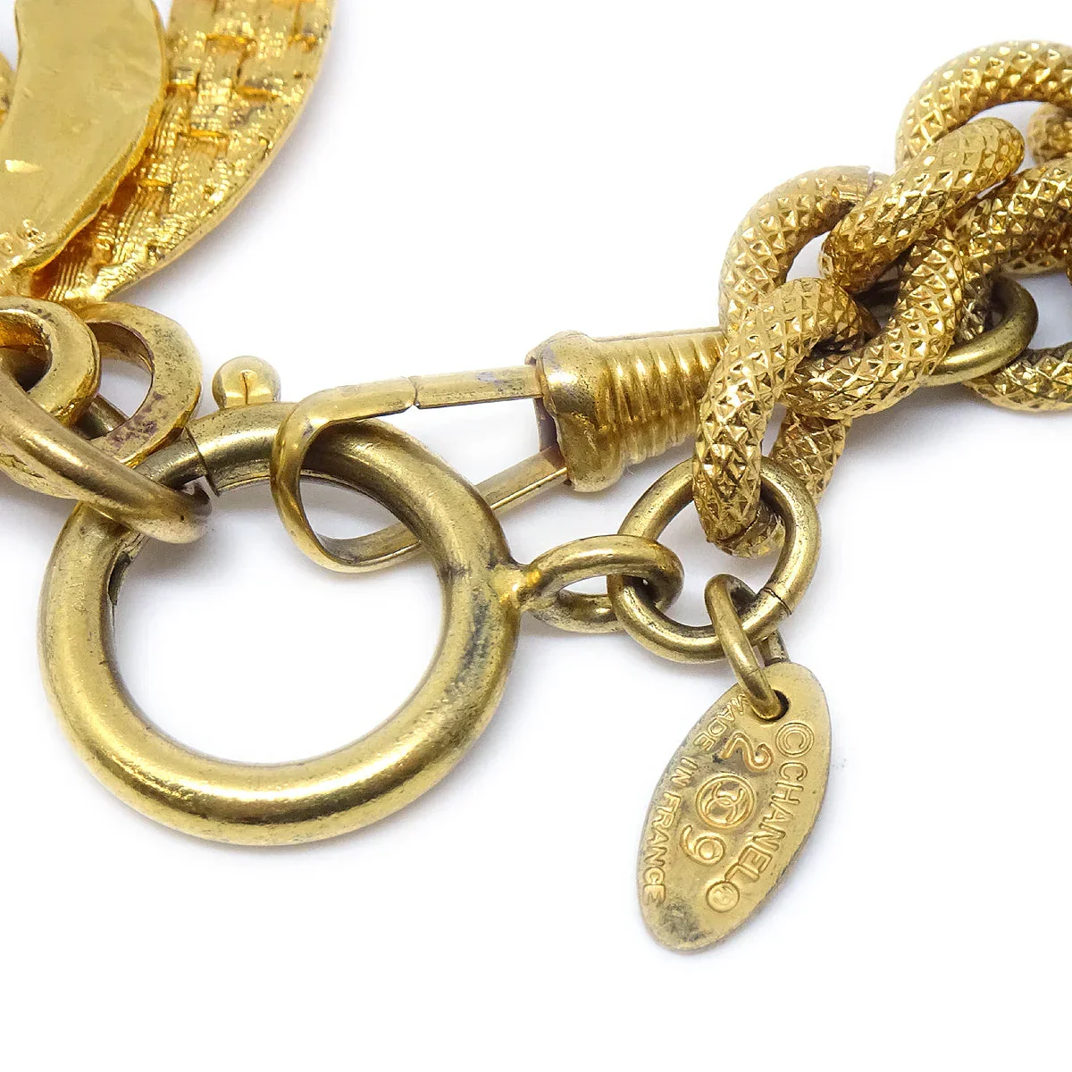 Chanel 1994 Gold Chain Pendant Necklace 6125/3052 - Image 4