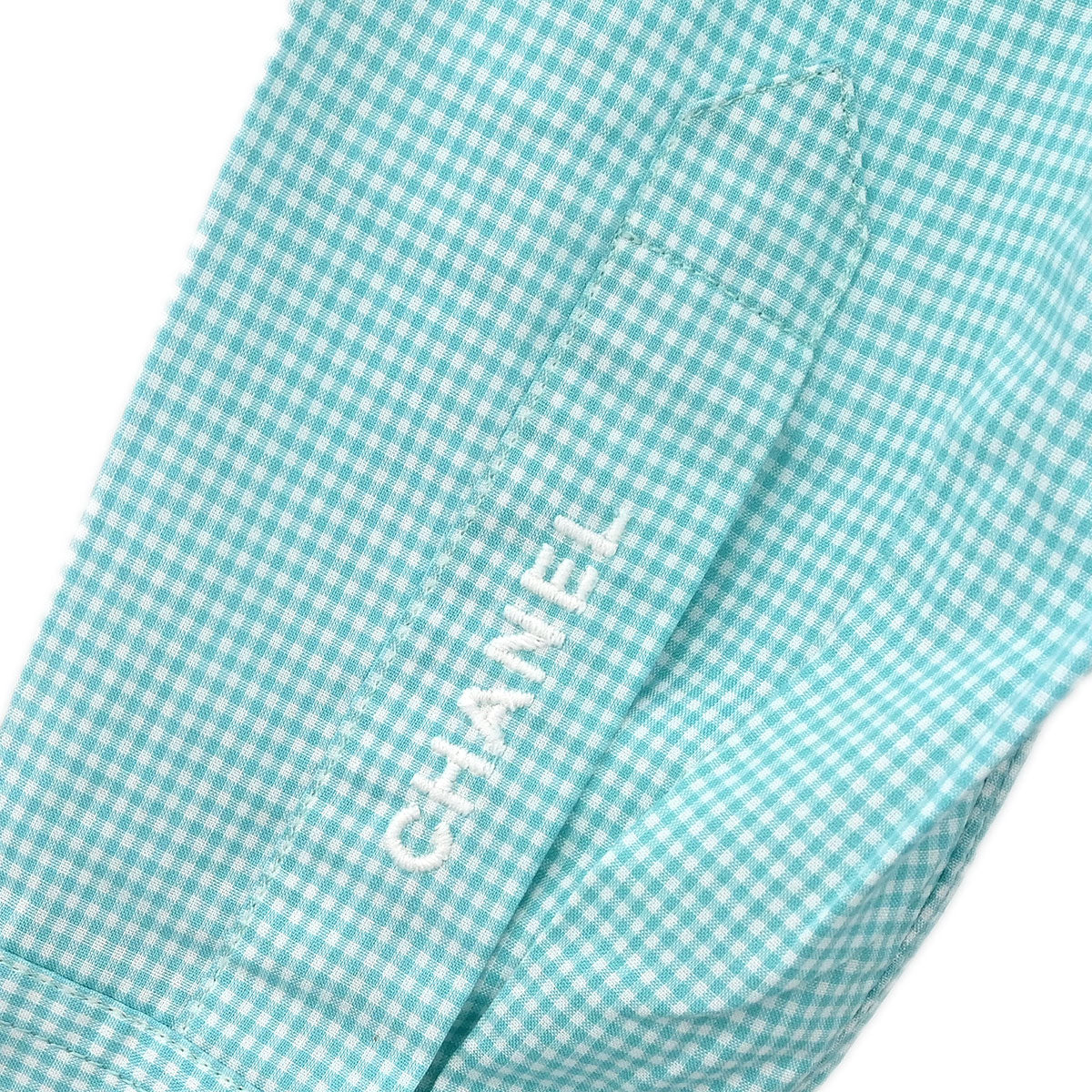 Chanel Setup Top Shirt Short Pants Light Blue - Image 4