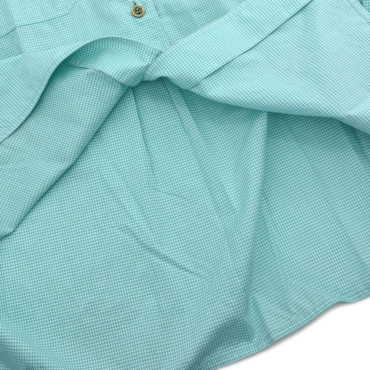 Chanel Setup Top Shirt Short Pants Light Blue - Image 6