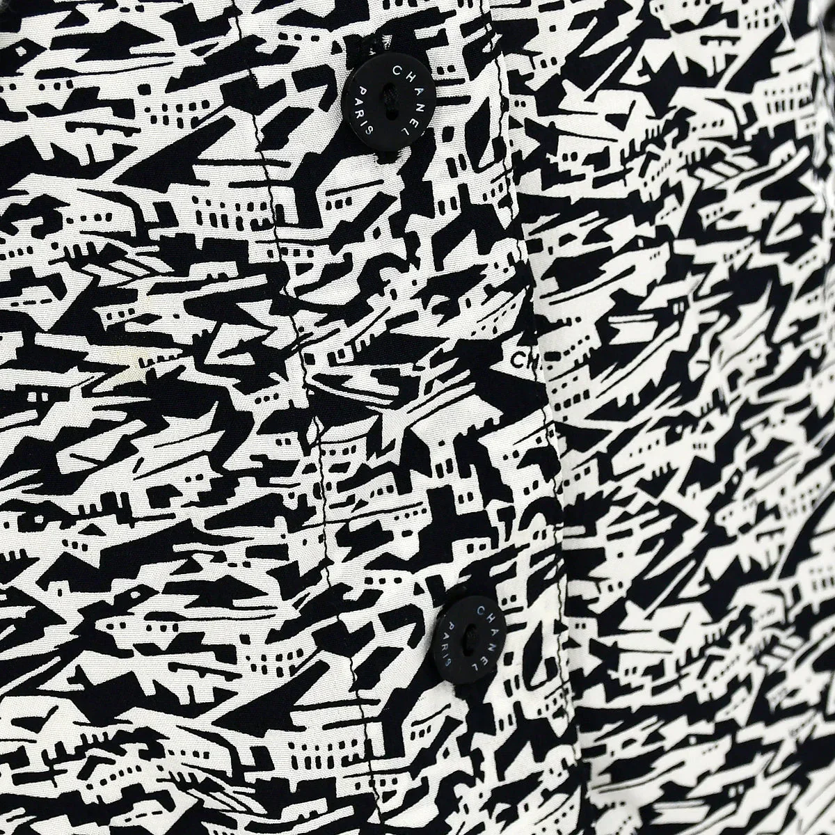 Chanel 2003 cruise city-print silk shirt #34 - Image 6