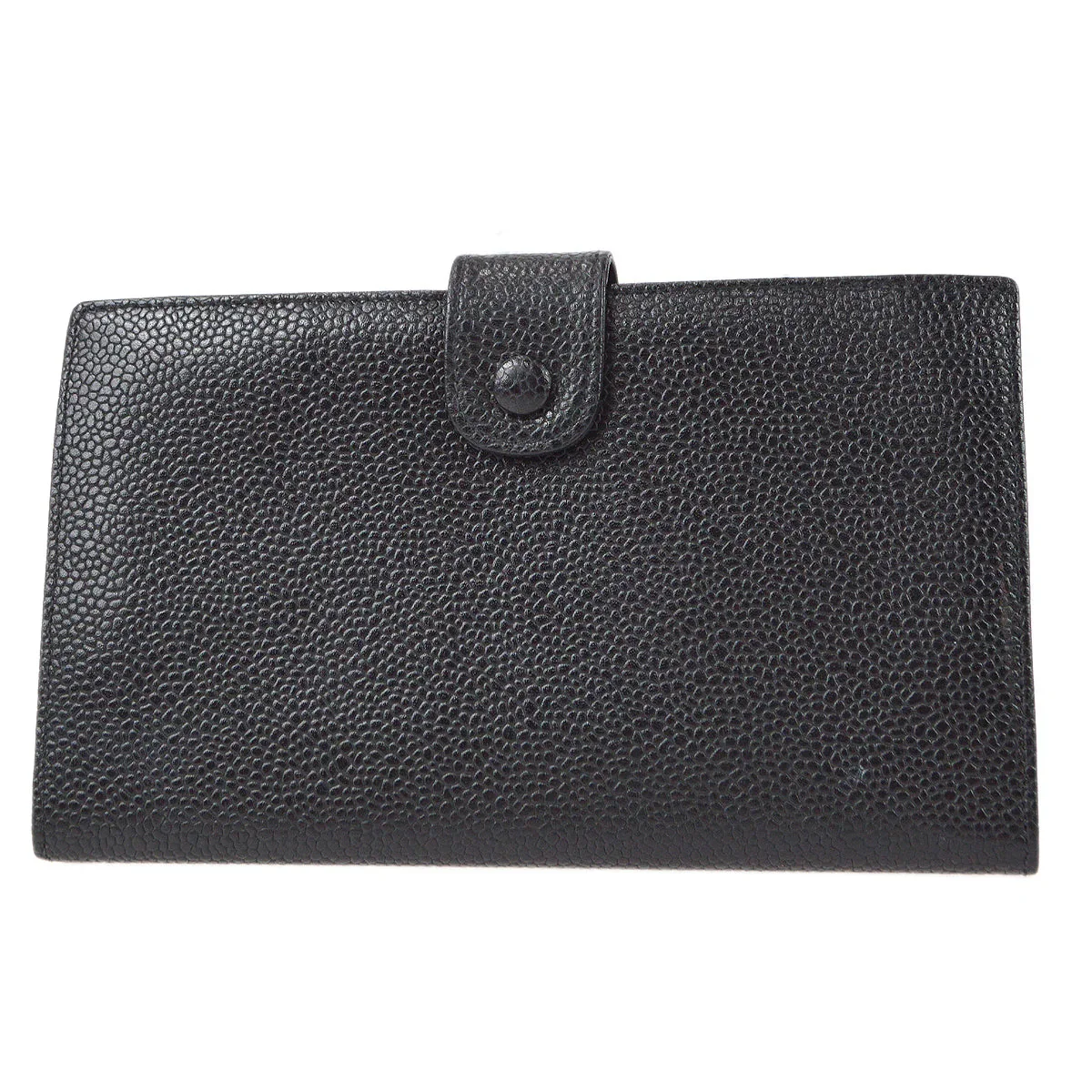 Chanel 1996-1997 Timeless Long Wallet Black Caviar - Image 2