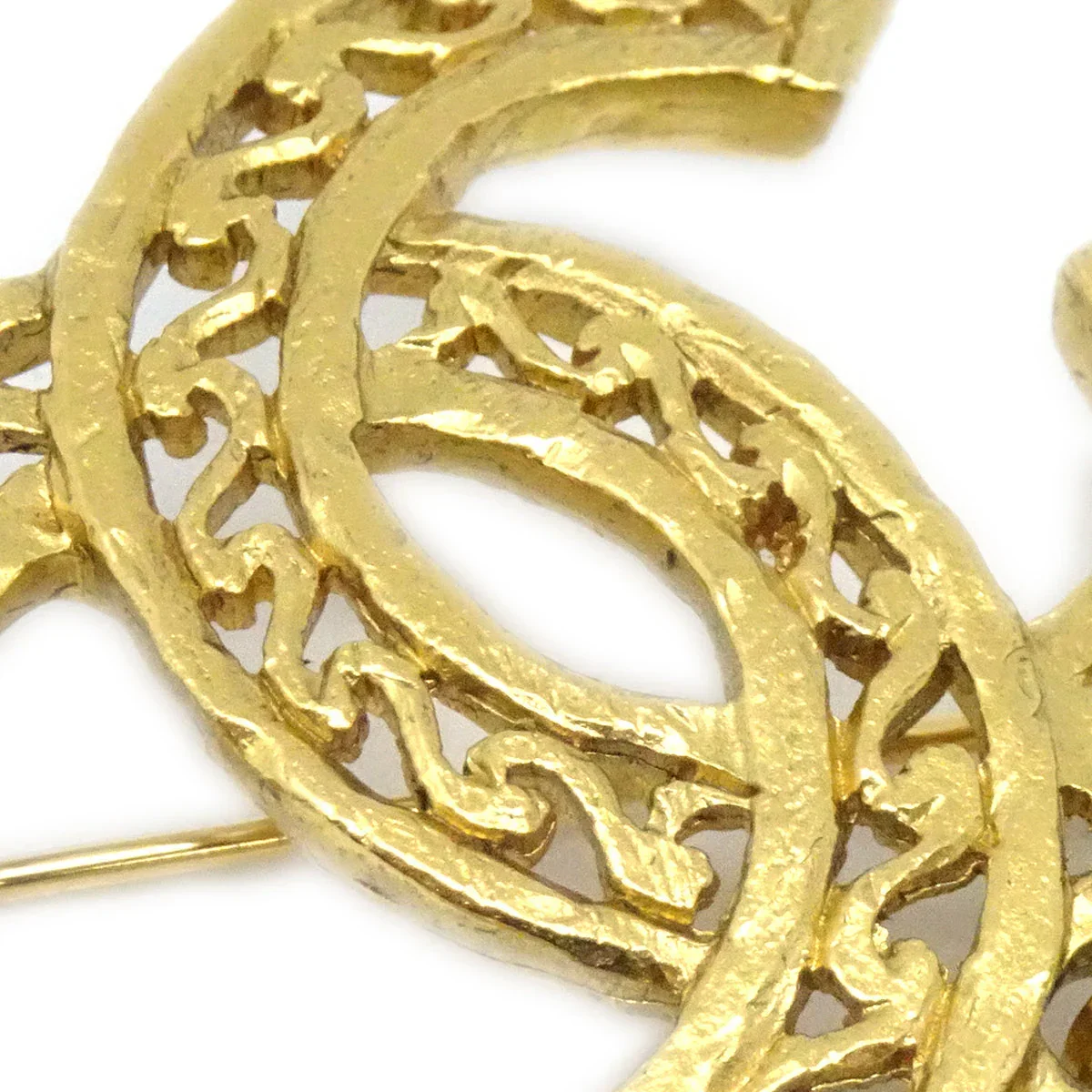Chanel 1995 Fretwork Paisley CC Brooch - Image 4
