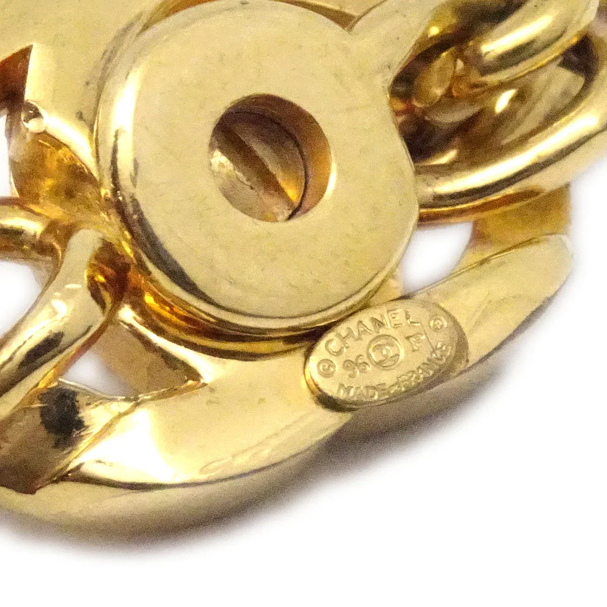 Chanel Turnlock Chain Bracelet Gold 96P - Image 4