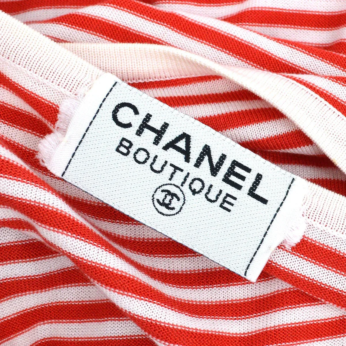 Chanel 1992 striped block mini dress #38 - Image 12
