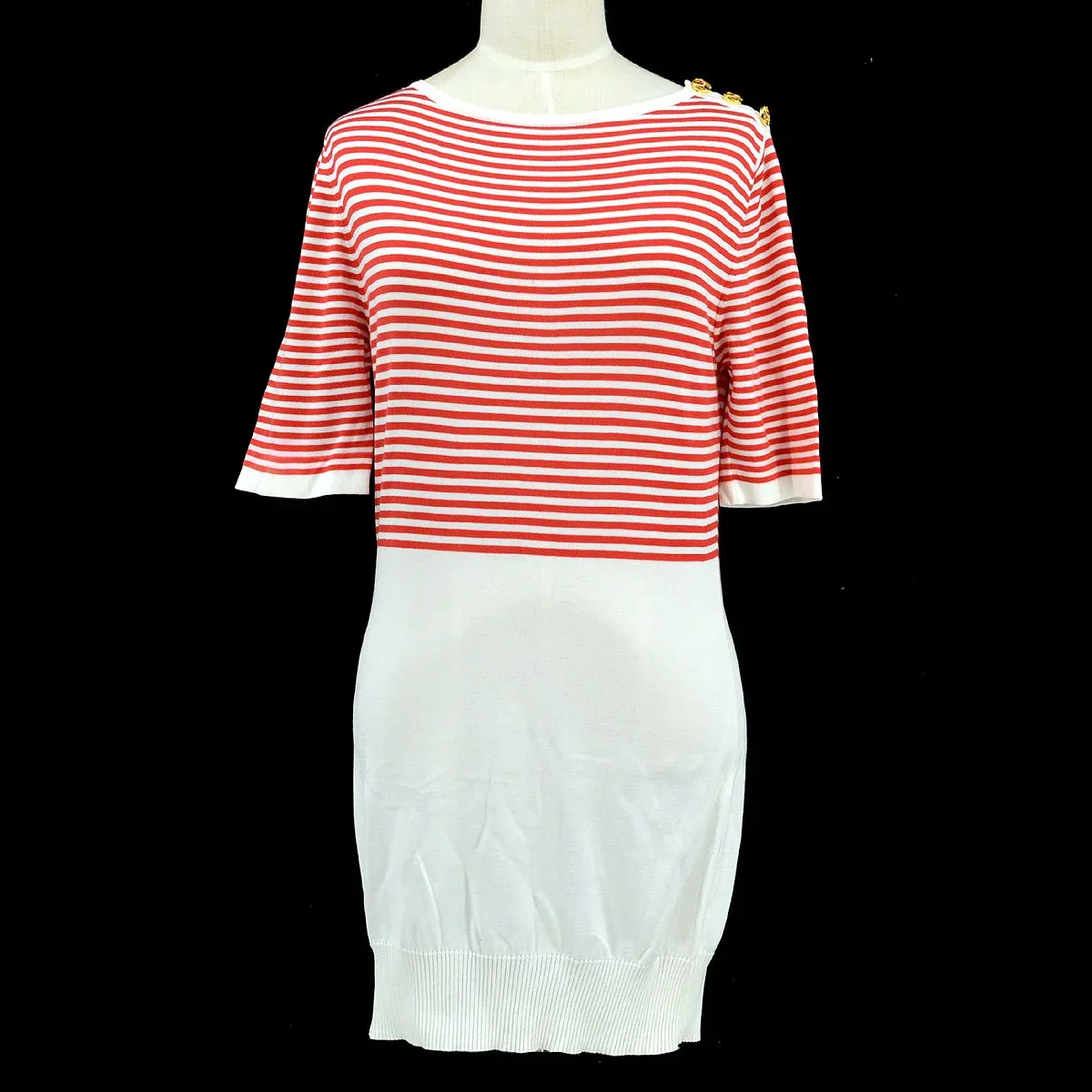Chanel 1992 striped block mini dress #38 - Image 3